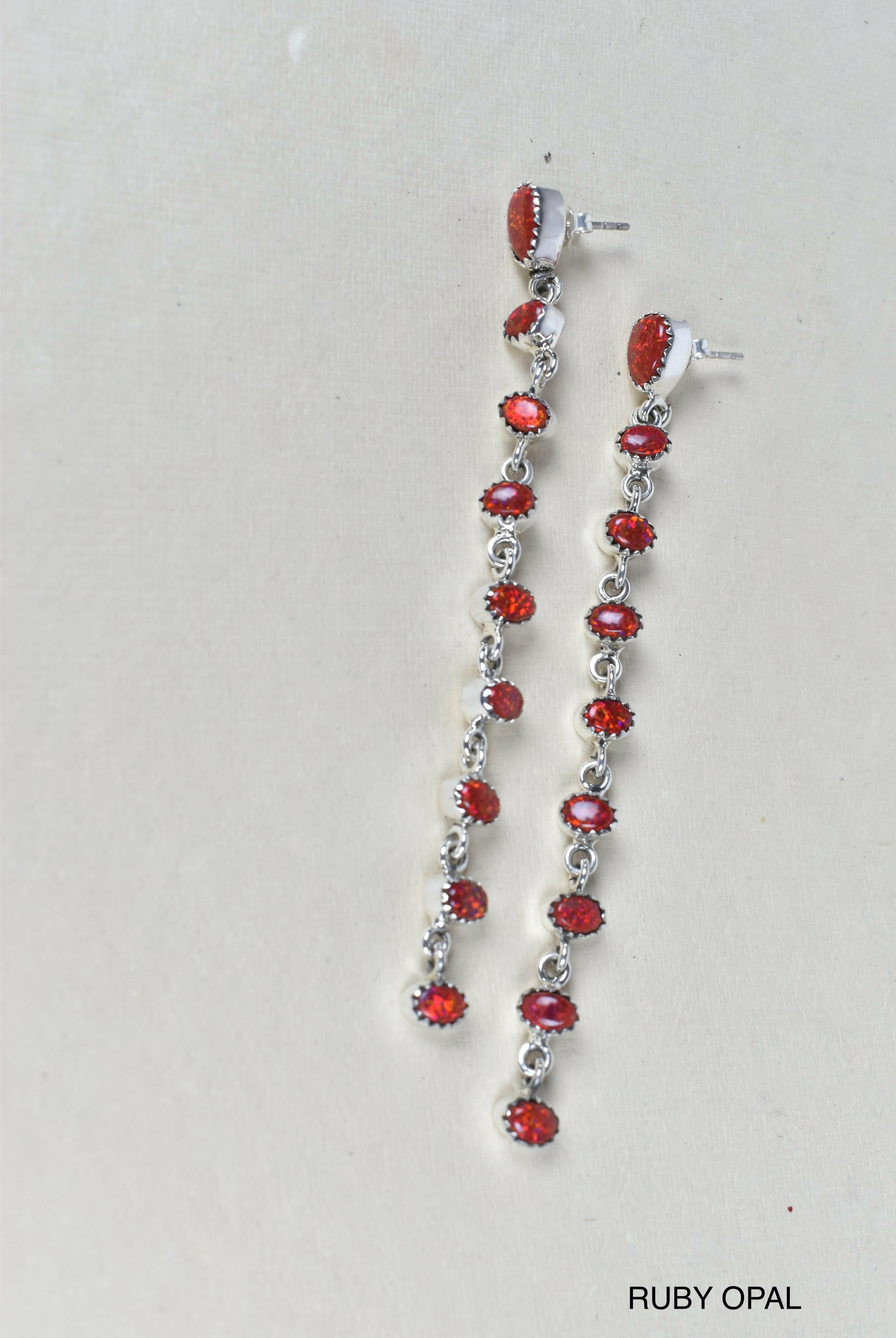 String Em Up Elegant Dangle Earrings MADE TO ORDER-Drop Earrings-Krush Kandy, Women's Online Fashion Boutique Located in Phoenix, Arizona (Scottsdale Area)