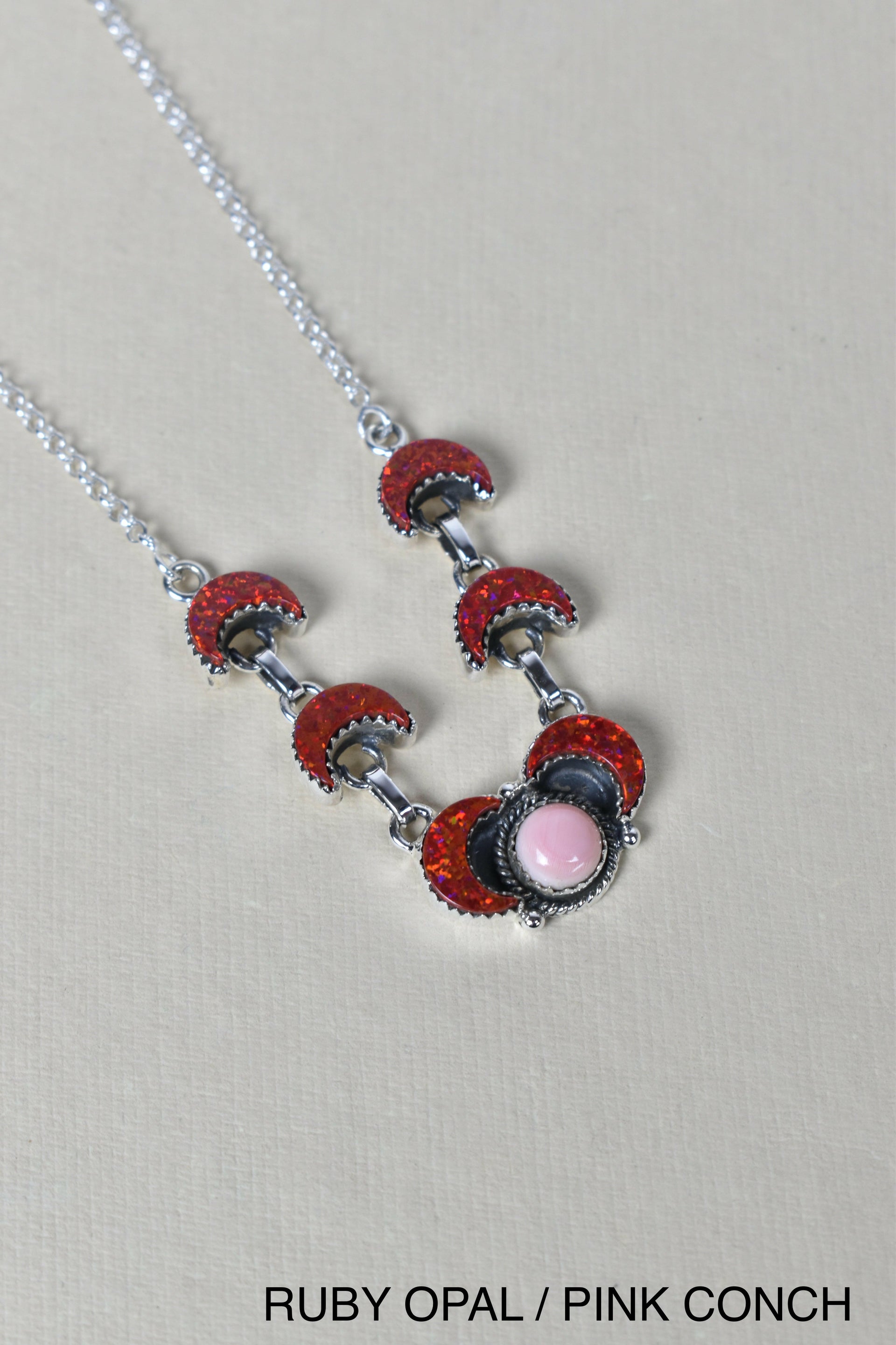 Lunar Crescent Necklace-Chain Necklaces-Krush Kandy, Women's Online Fashion Boutique Located in Phoenix, Arizona (Scottsdale Area)