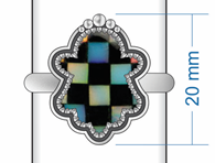 Ghostly Glow Gemstone Ring-Ring Sizers-Krush Kandy, Women's Online Fashion Boutique Located in Phoenix, Arizona (Scottsdale Area)