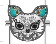 Cat Sugar Skull Ring-Rings-Krush Kandy, Women's Online Fashion Boutique Located in Phoenix, Arizona (Scottsdale Area)