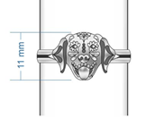 Cute Sterling Dog Sugar Skull Ring-Rings-Krush Kandy, Women's Online Fashion Boutique Located in Phoenix, Arizona (Scottsdale Area)