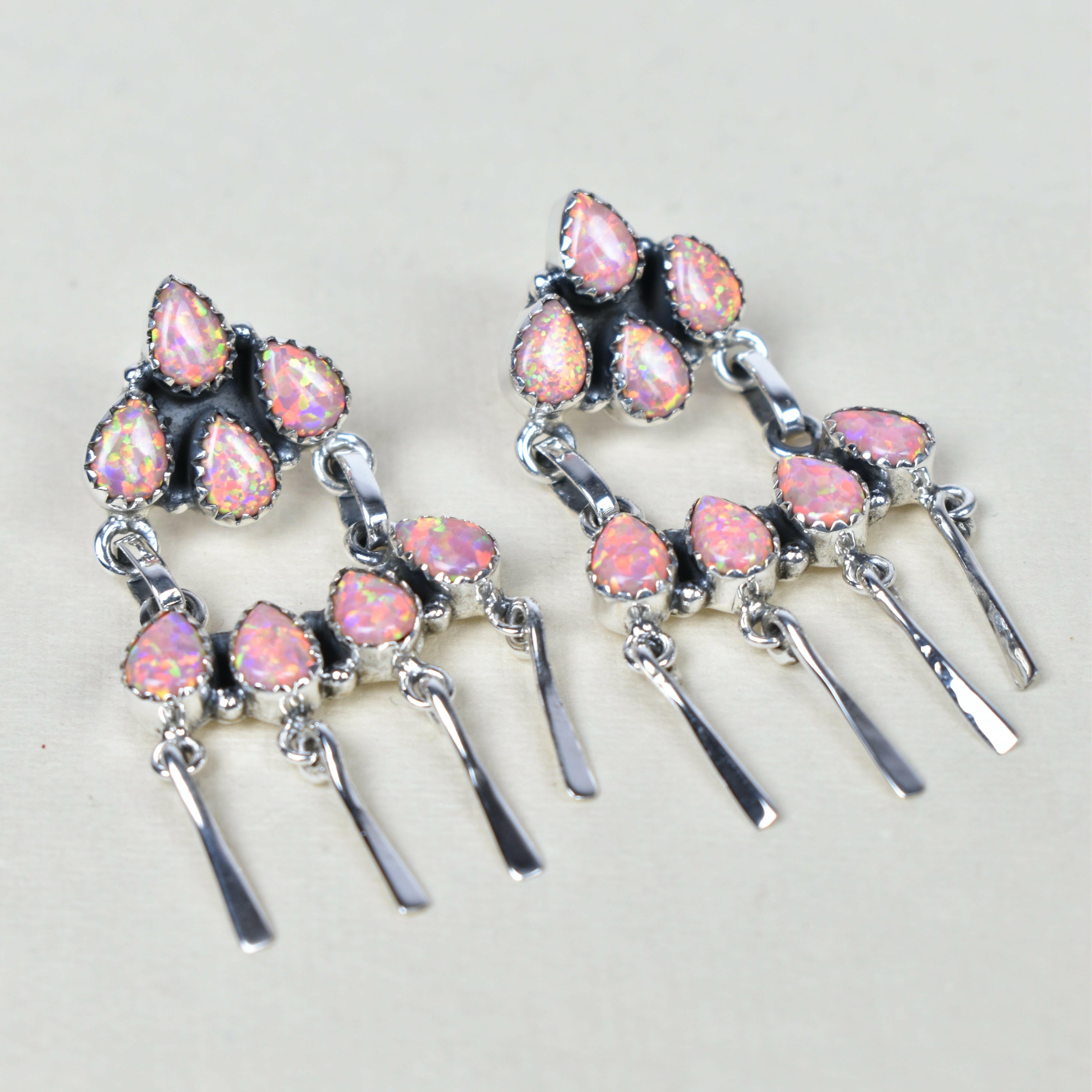 Tickle Me Pretty Sterling Silver Earrings-Drop Earrings-Krush Kandy, Women's Online Fashion Boutique Located in Phoenix, Arizona (Scottsdale Area)