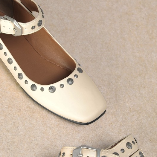 Mystic Mary Jane Studded Ballet Flat-Flats-Krush Kandy, Women's Online Fashion Boutique Located in Phoenix, Arizona (Scottsdale Area)
