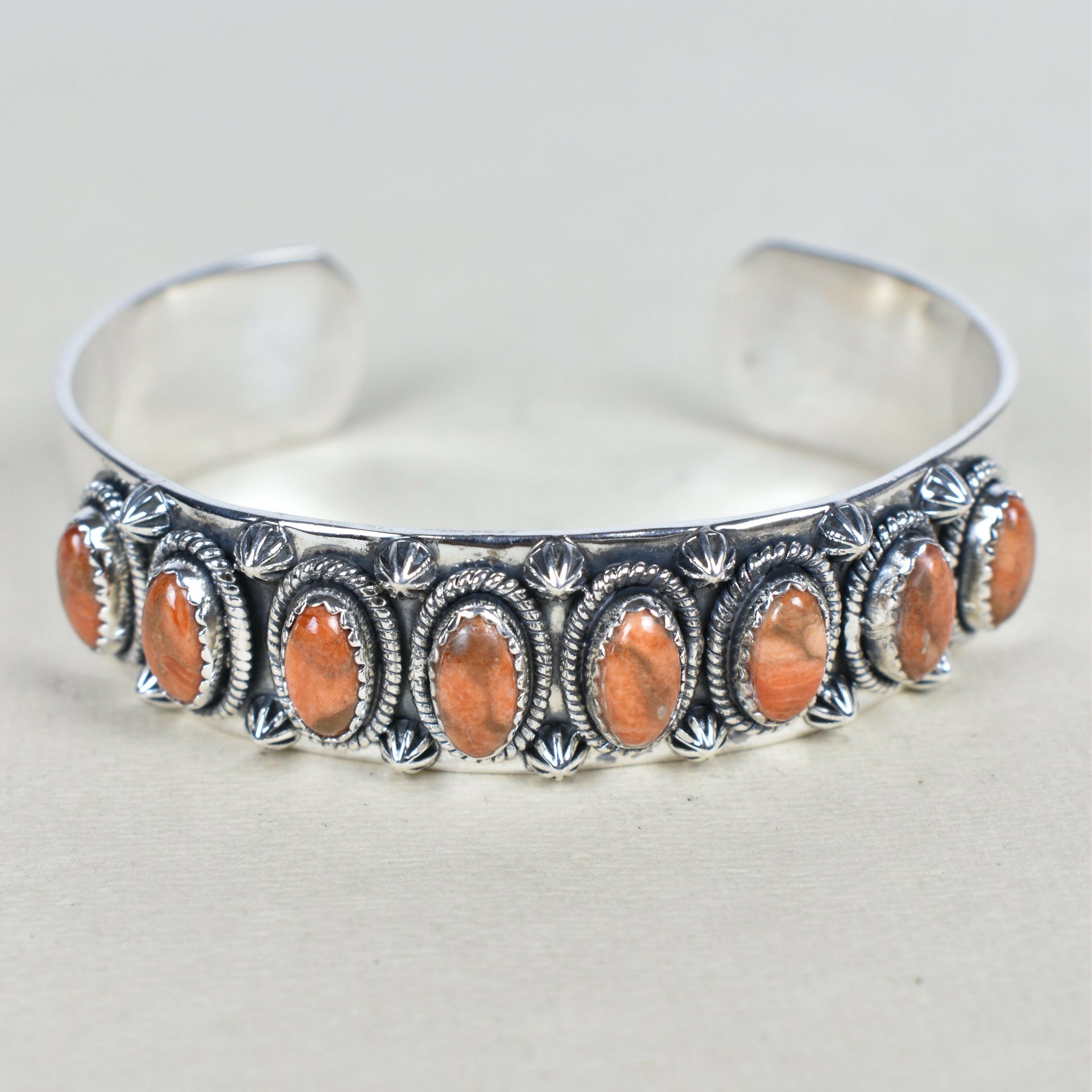 Octet Gem Sterling Silver Cuff-Cuffs-Krush Kandy, Women's Online Fashion Boutique Located in Phoenix, Arizona (Scottsdale Area)