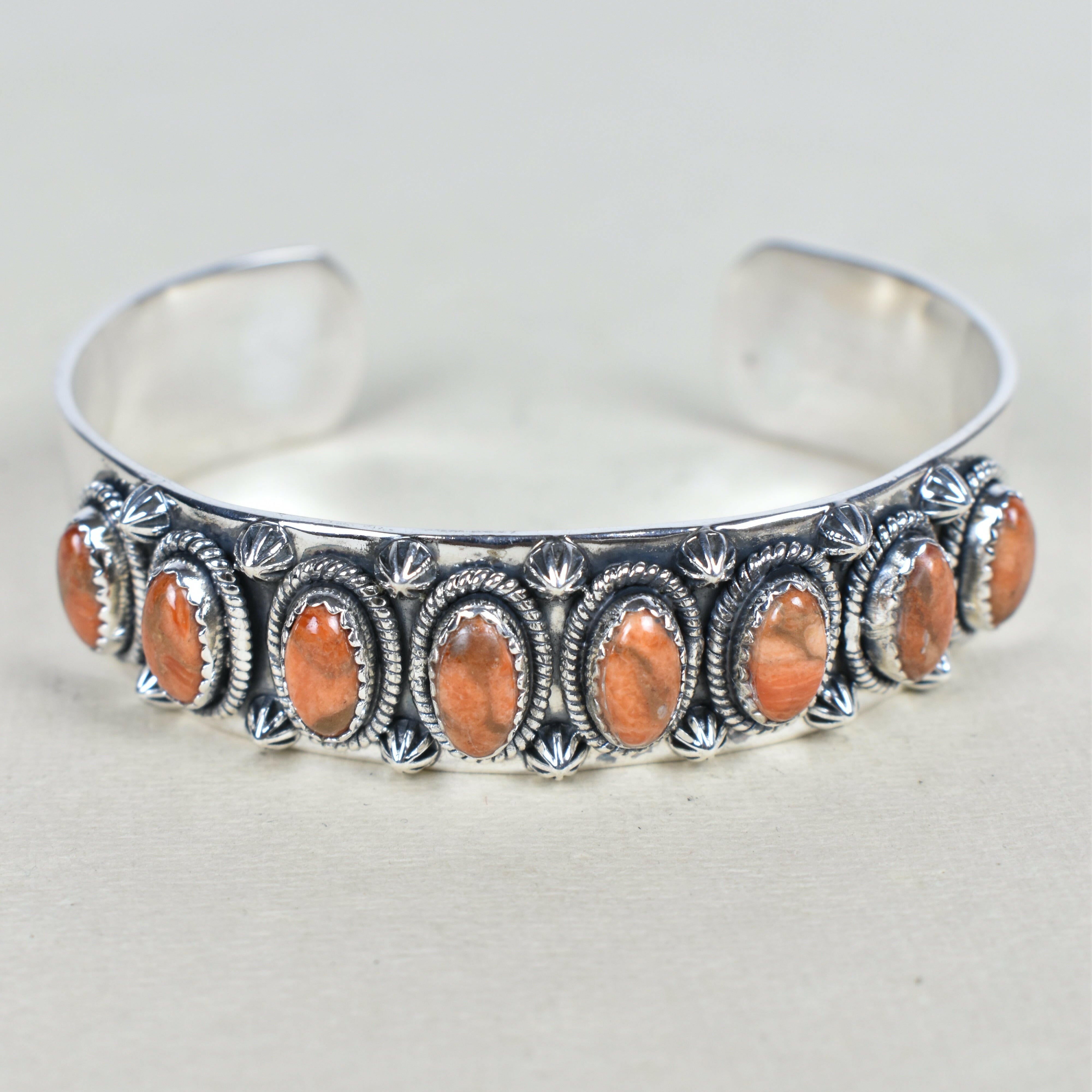 Octet Gem Sterling Silver Cuff-Cuffs-Krush Kandy, Women's Online Fashion Boutique Located in Phoenix, Arizona (Scottsdale Area)