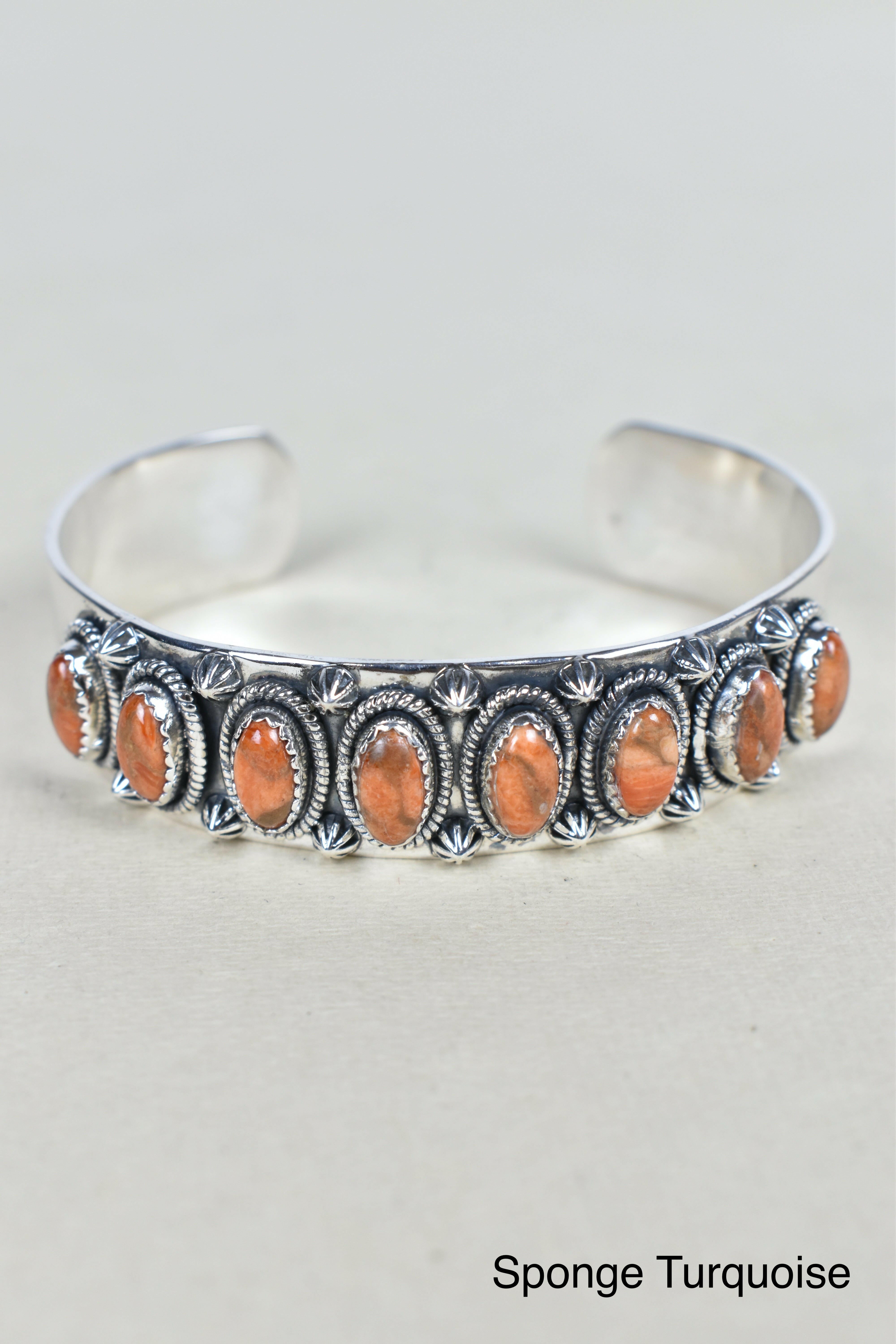 Octet Gem Sterling Silver Cuff-Cuffs-Krush Kandy, Women's Online Fashion Boutique Located in Phoenix, Arizona (Scottsdale Area)