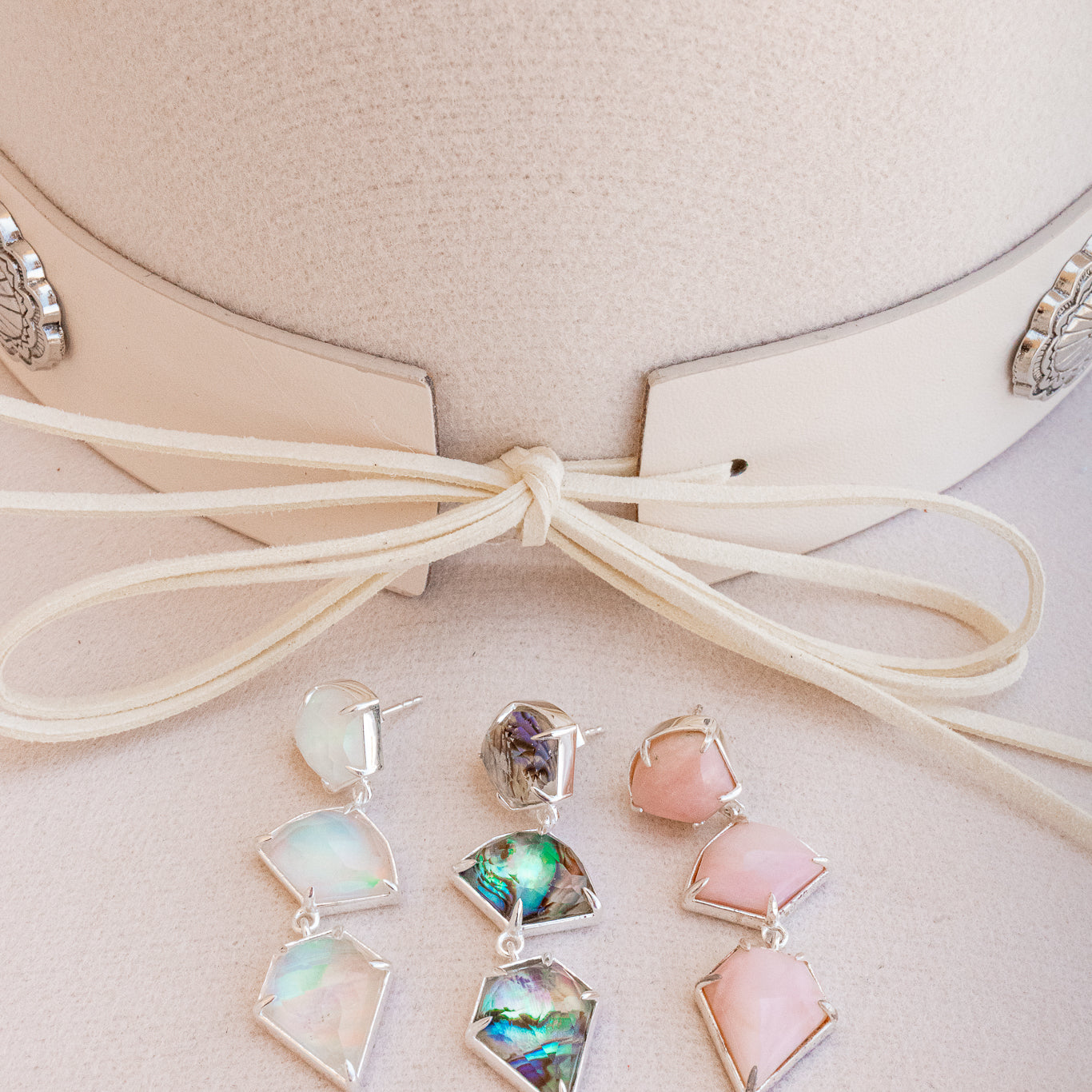 This Magic Moment Dangle Stone Earrings-Earrings-Krush Kandy, Women's Online Fashion Boutique Located in Phoenix, Arizona (Scottsdale Area)