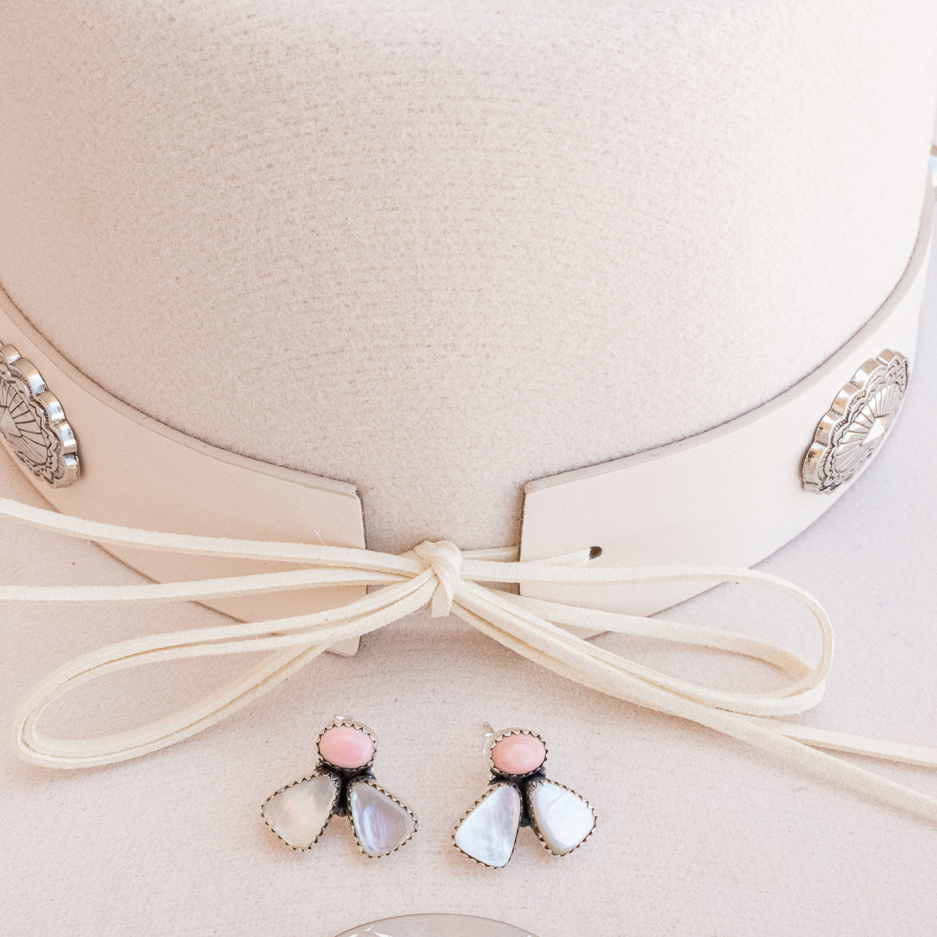 Multi White Shell Stud Earrings-Earrings-Krush Kandy, Women's Online Fashion Boutique Located in Phoenix, Arizona (Scottsdale Area)