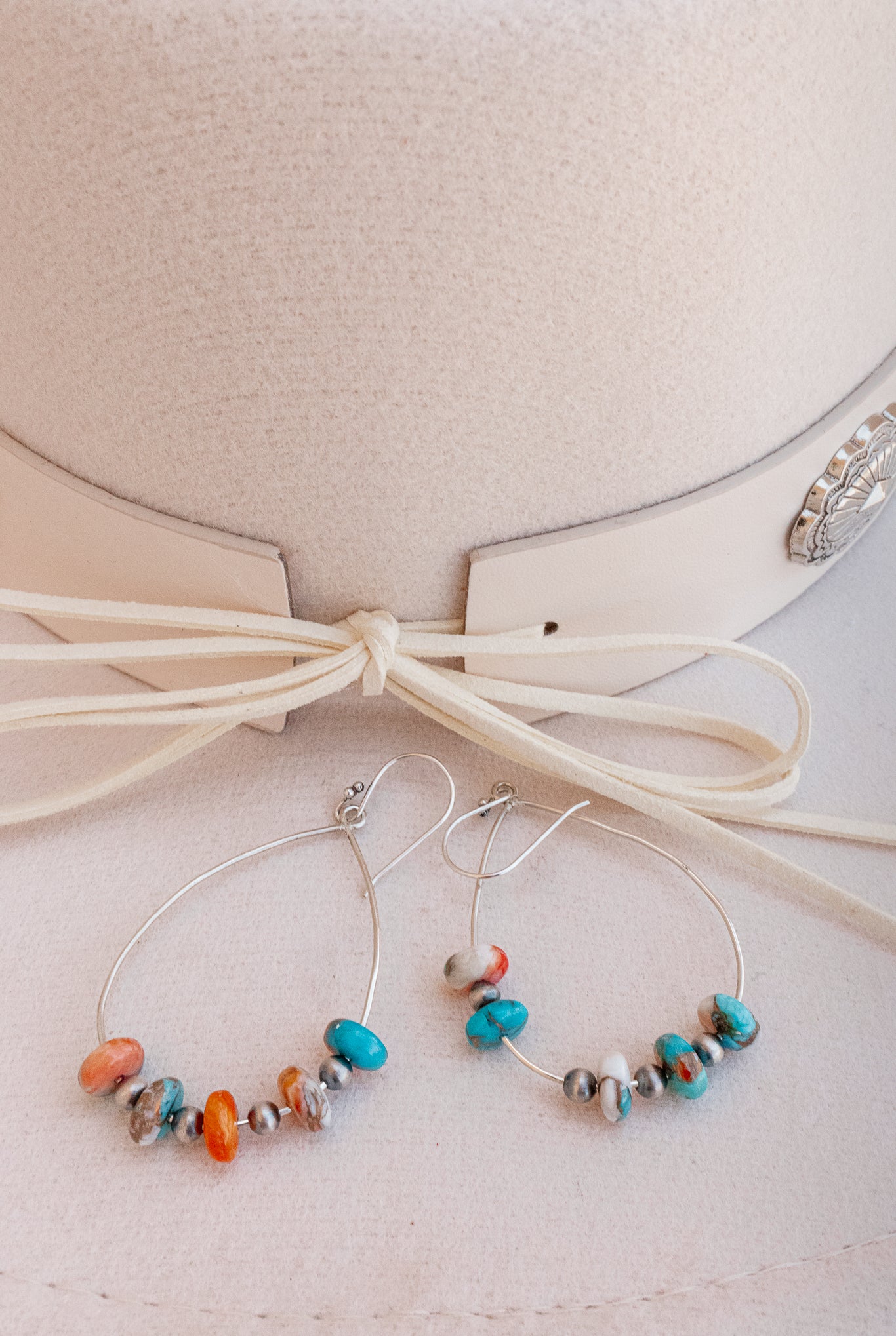 Summertime Copper Boho Desert Pearls Earrings-Earrings-Krush Kandy, Women's Online Fashion Boutique Located in Phoenix, Arizona (Scottsdale Area)