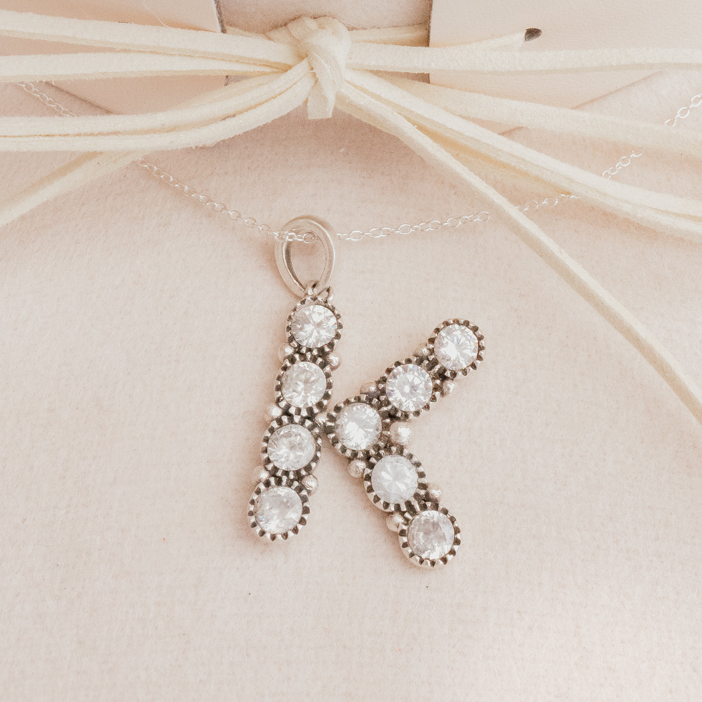 Sign Here Initial Stone Necklace Additional Stones PREORDER-Chain Necklaces-Krush Kandy, Women's Online Fashion Boutique Located in Phoenix, Arizona (Scottsdale Area)
