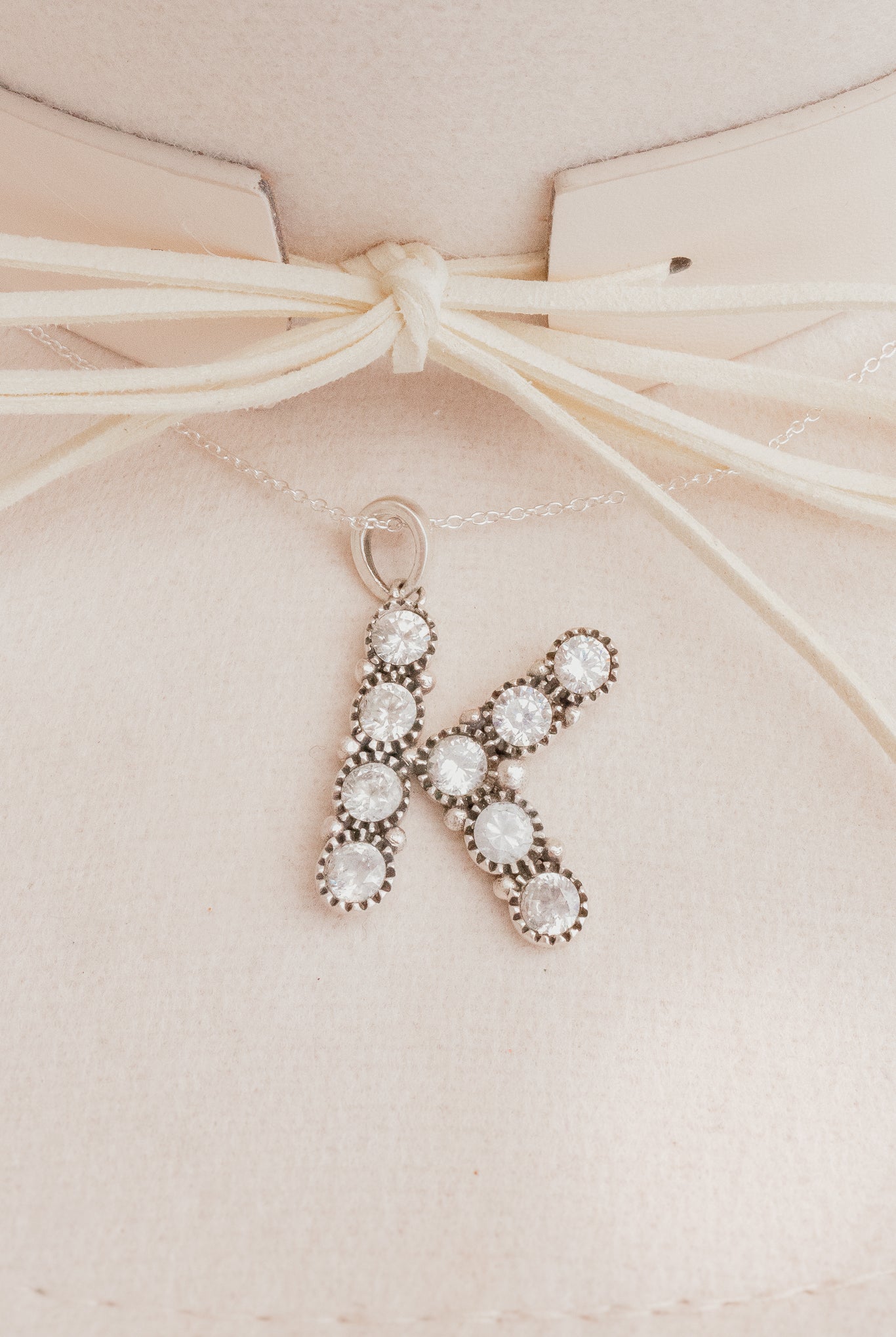 Sign Here Initial Stone Necklace Additional Stones PREORDER-Chain Necklaces-Krush Kandy, Women's Online Fashion Boutique Located in Phoenix, Arizona (Scottsdale Area)