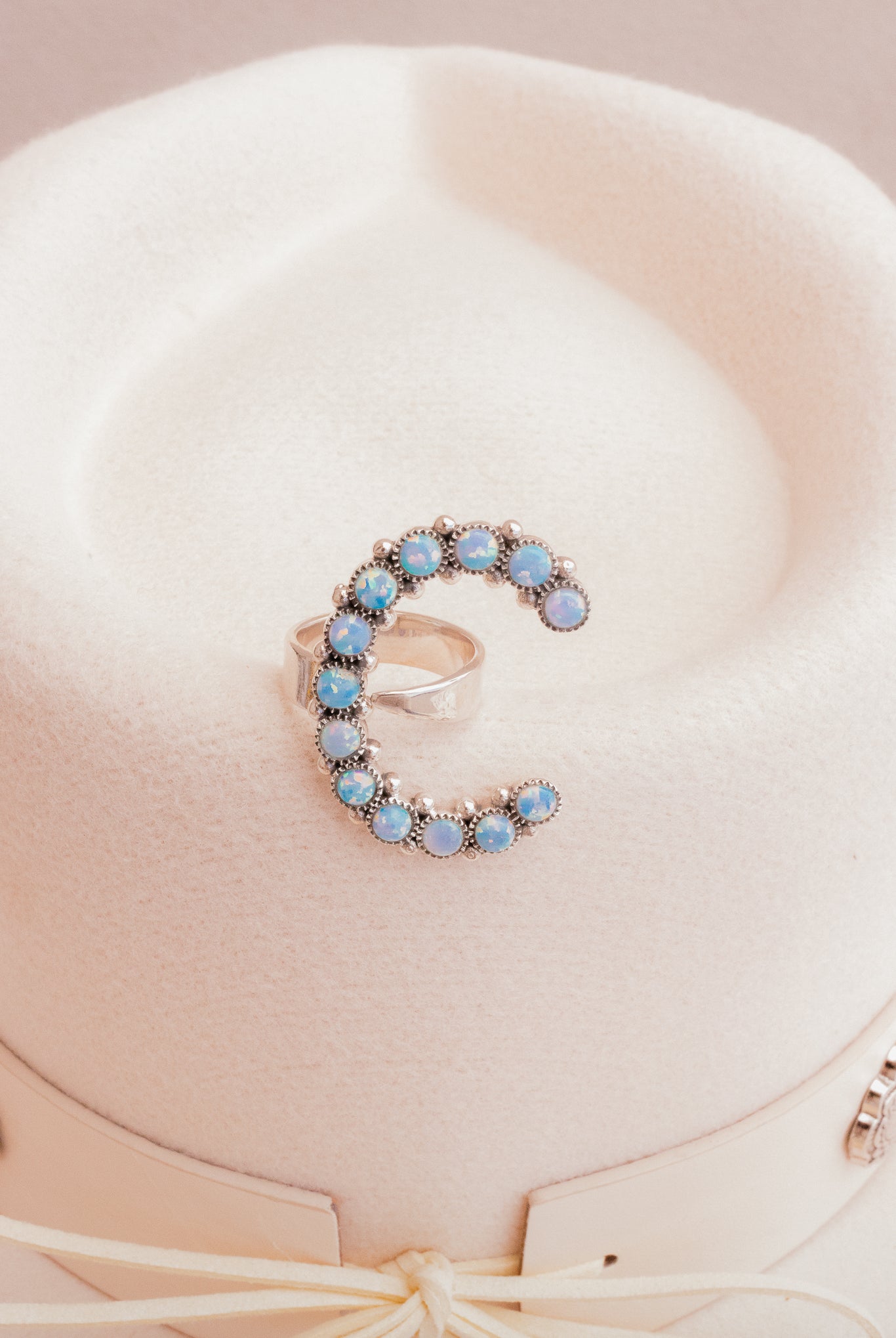 Sign Here Initial Stone Ring | MADE TO ORDER-Statement Rings-Krush Kandy, Women's Online Fashion Boutique Located in Phoenix, Arizona (Scottsdale Area)