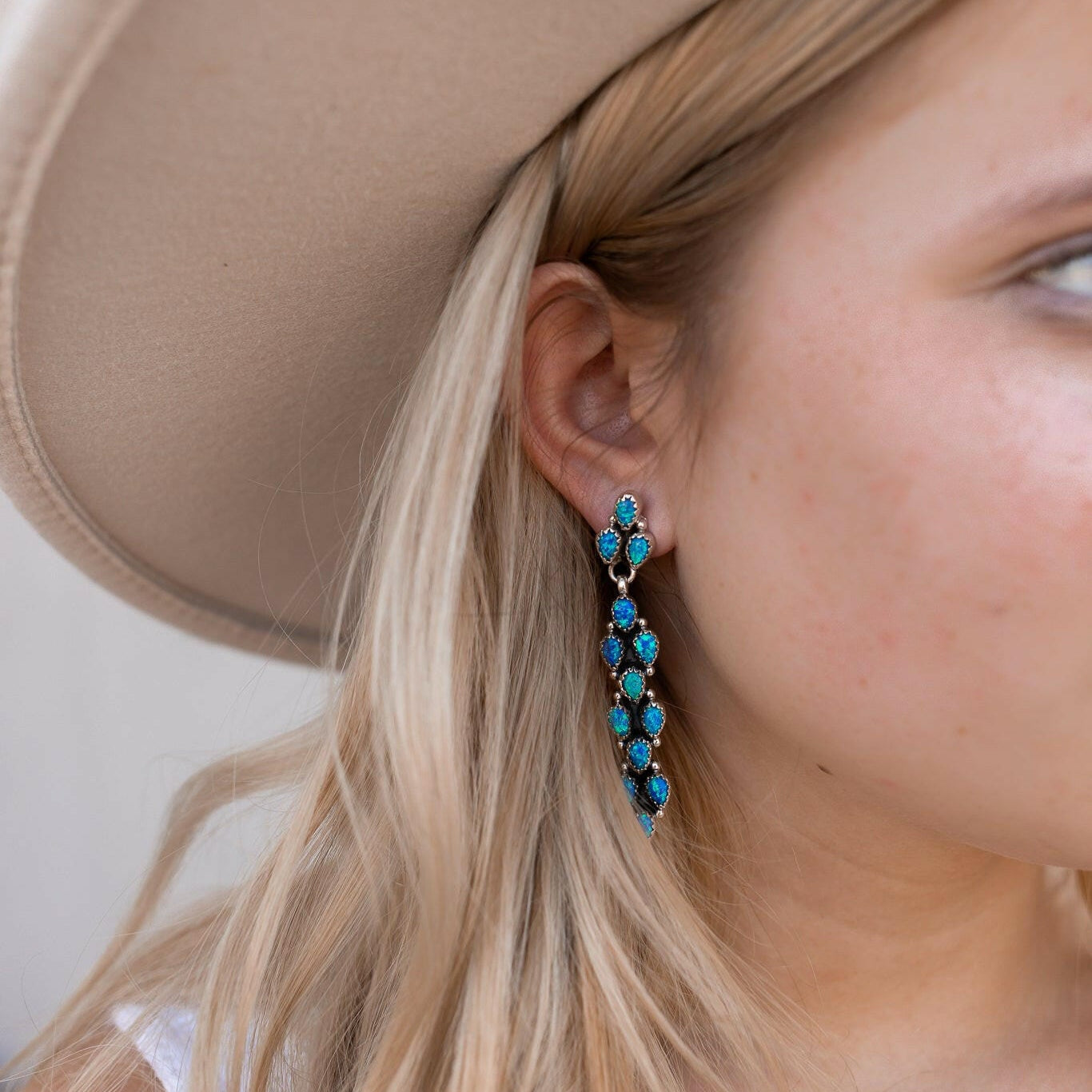 Long Blossom Bar Earrings-Drop Earrings-Krush Kandy, Women's Online Fashion Boutique Located in Phoenix, Arizona (Scottsdale Area)