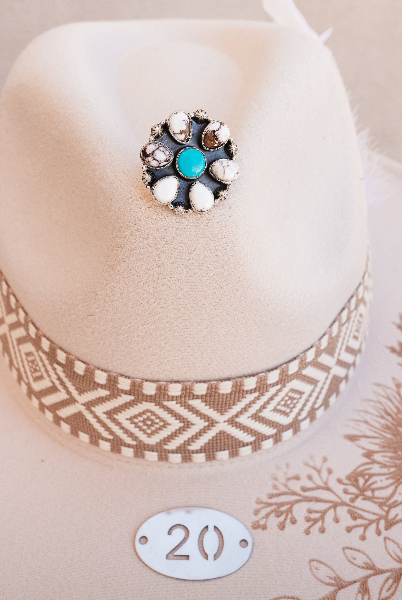 One Of A Kind Turquoise & Wild Horse Rings-Rings-Krush Kandy, Women's Online Fashion Boutique Located in Phoenix, Arizona (Scottsdale Area)