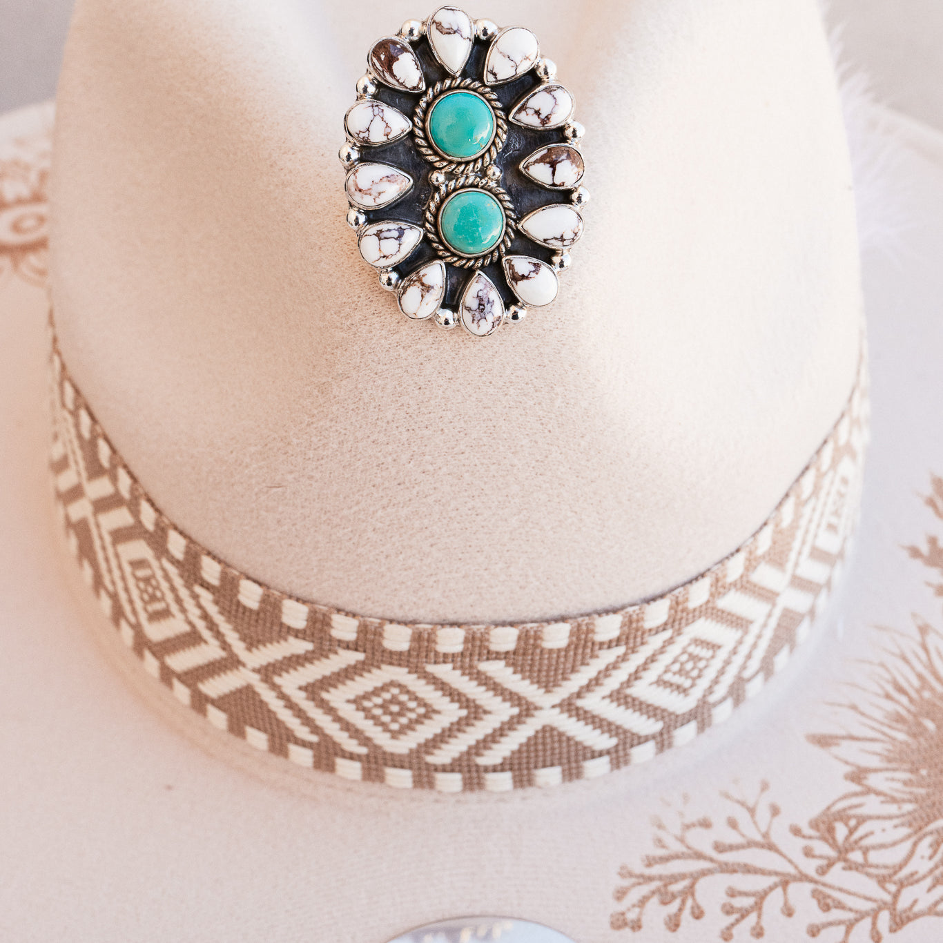 One Of A Kind Turquoise & Wild Horse Rings-Rings-Krush Kandy, Women's Online Fashion Boutique Located in Phoenix, Arizona (Scottsdale Area)
