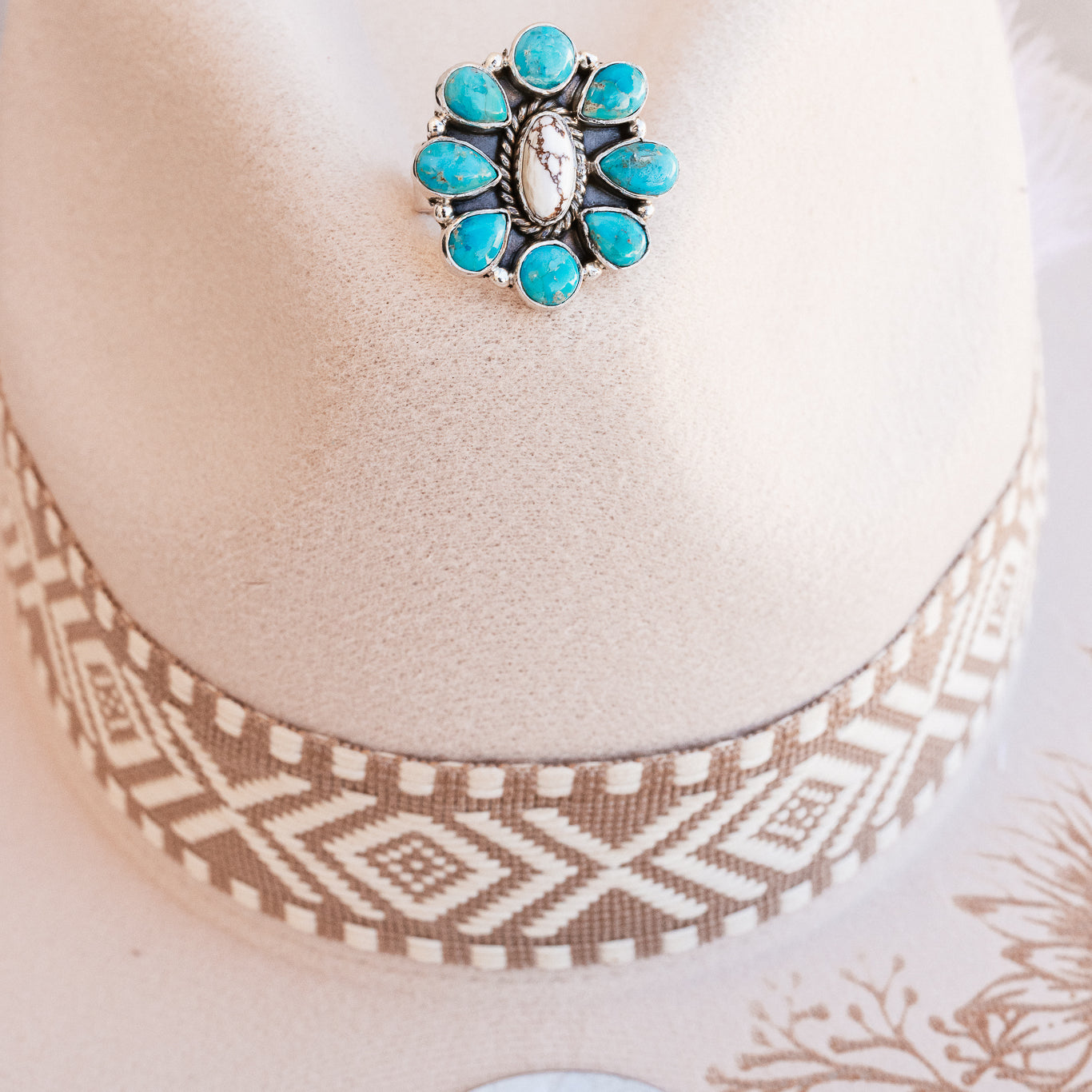 One Of A Kind Turquoise & Wild Horse Rings-Rings-Krush Kandy, Women's Online Fashion Boutique Located in Phoenix, Arizona (Scottsdale Area)