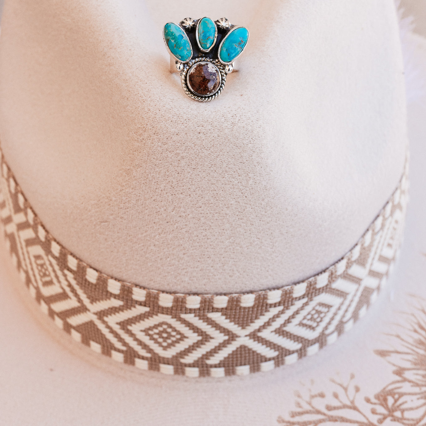 One Of A Kind Turquoise & Wild Horse Rings-Rings-Krush Kandy, Women's Online Fashion Boutique Located in Phoenix, Arizona (Scottsdale Area)