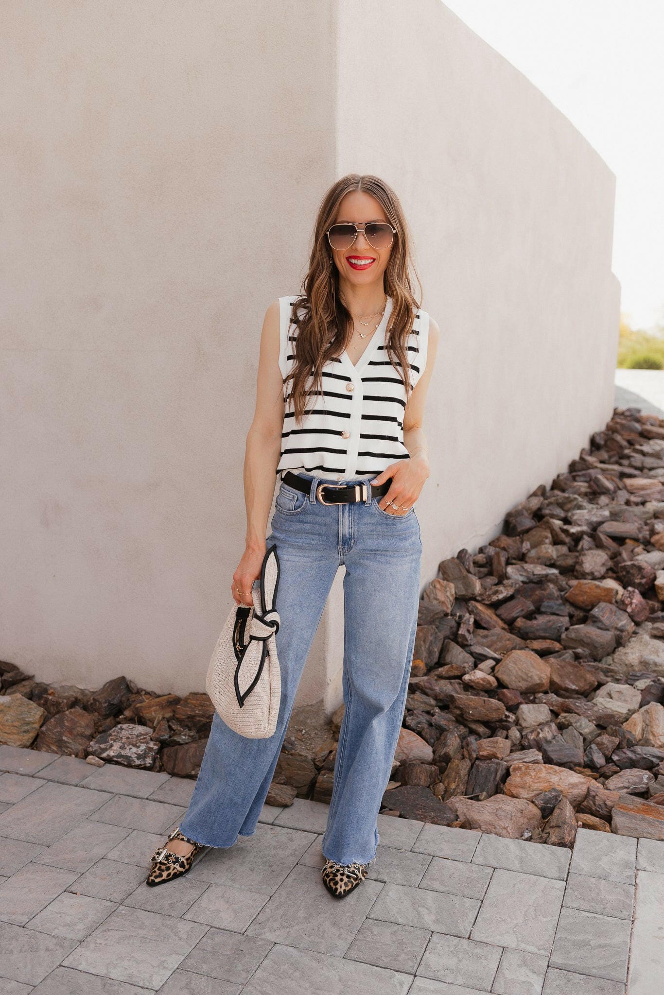 Addison Double Buckle Leopard Flats-Shoes-Krush Kandy, Women's Online Fashion Boutique Located in Phoenix, Arizona (Scottsdale Area)