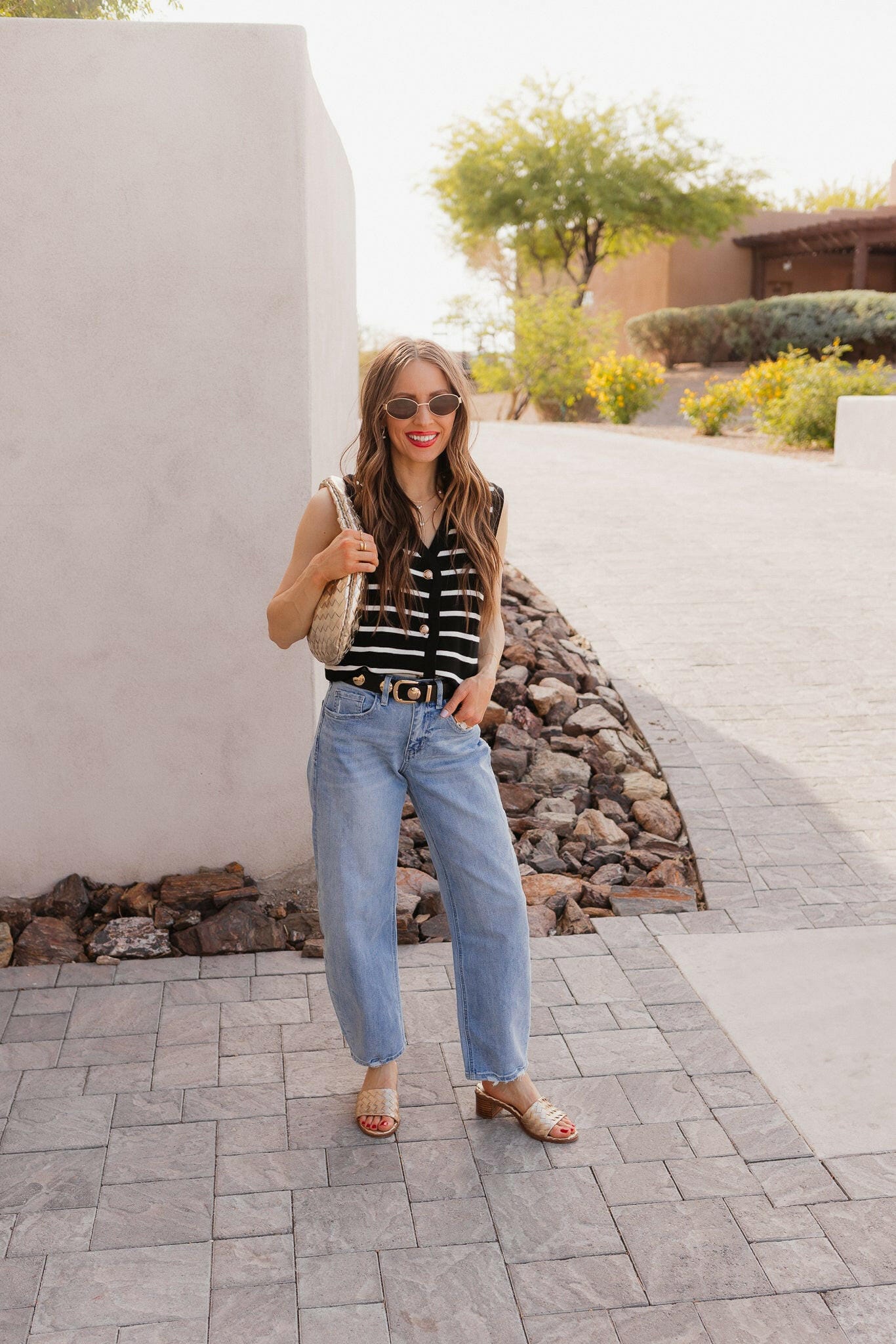 VERVET Grace High-Rise Barrel Leg Jeans-Denim-Krush Kandy, Women's Online Fashion Boutique Located in Phoenix, Arizona (Scottsdale Area)