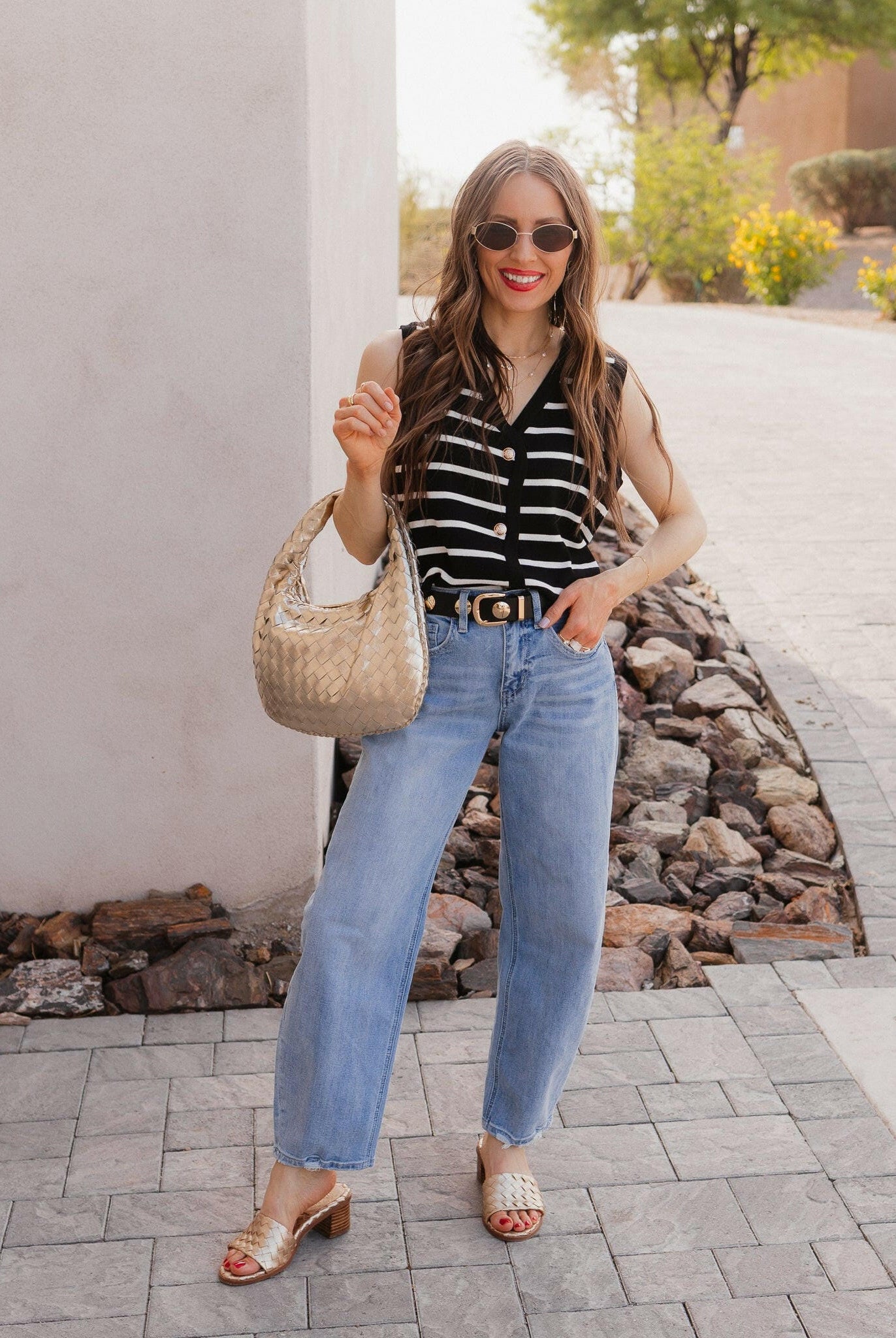 Riley Woven Basket Weave Sandal Heel-Shoes-Krush Kandy, Women's Online Fashion Boutique Located in Phoenix, Arizona (Scottsdale Area)