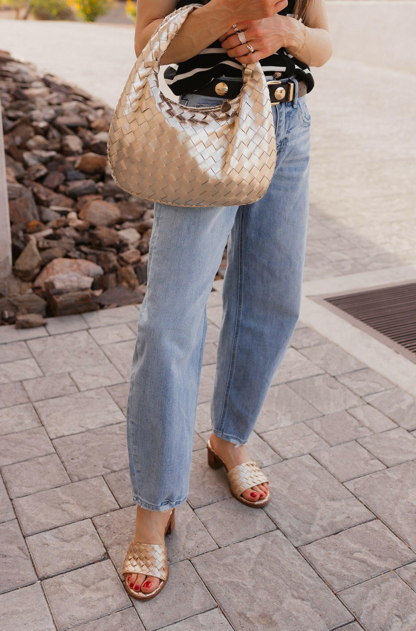 VERVET Grace High-Rise Barrel Leg Jeans-Denim-Krush Kandy, Women's Online Fashion Boutique Located in Phoenix, Arizona (Scottsdale Area)