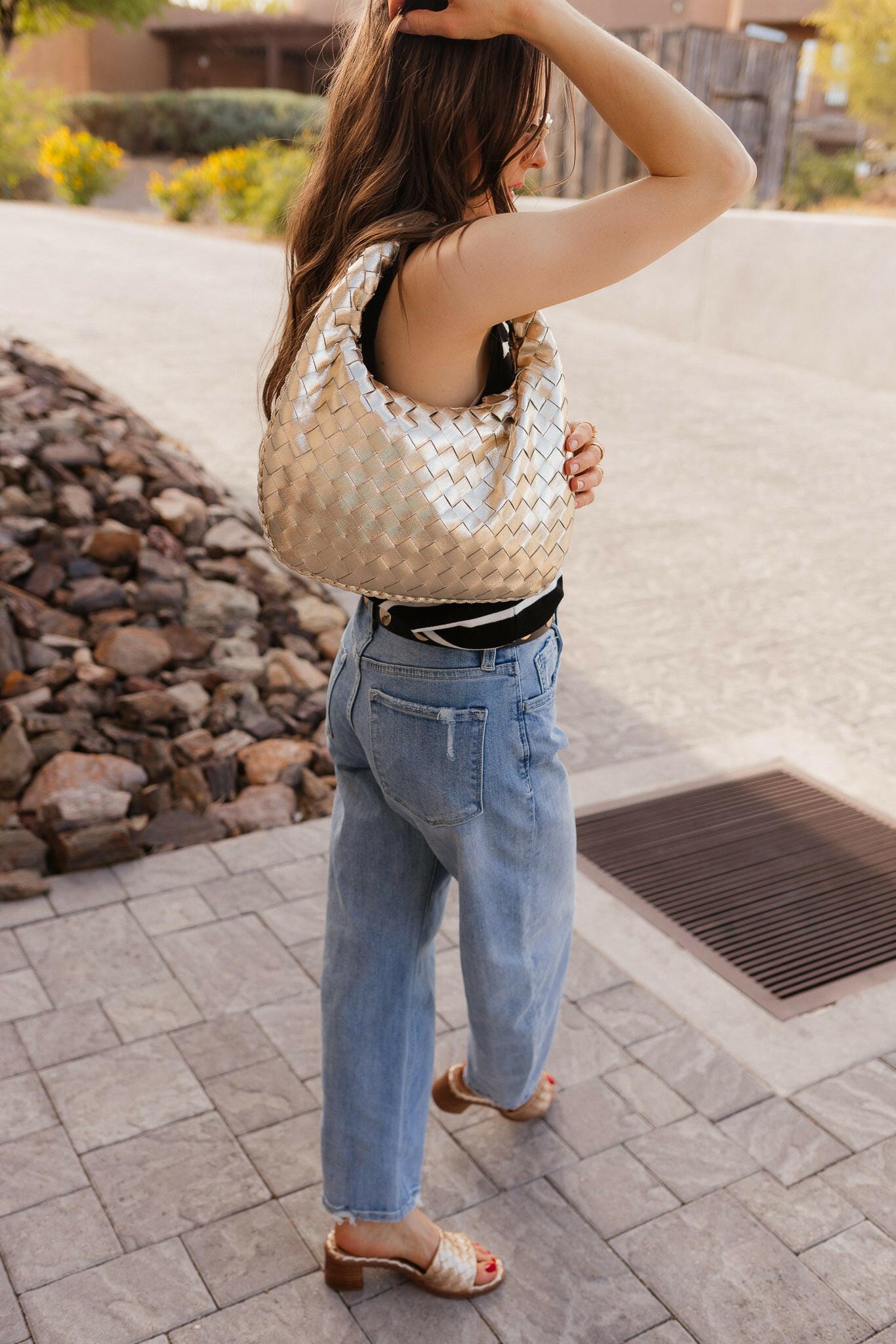 VERVET Grace High-Rise Barrel Leg Jeans-Denim-Krush Kandy, Women's Online Fashion Boutique Located in Phoenix, Arizona (Scottsdale Area)