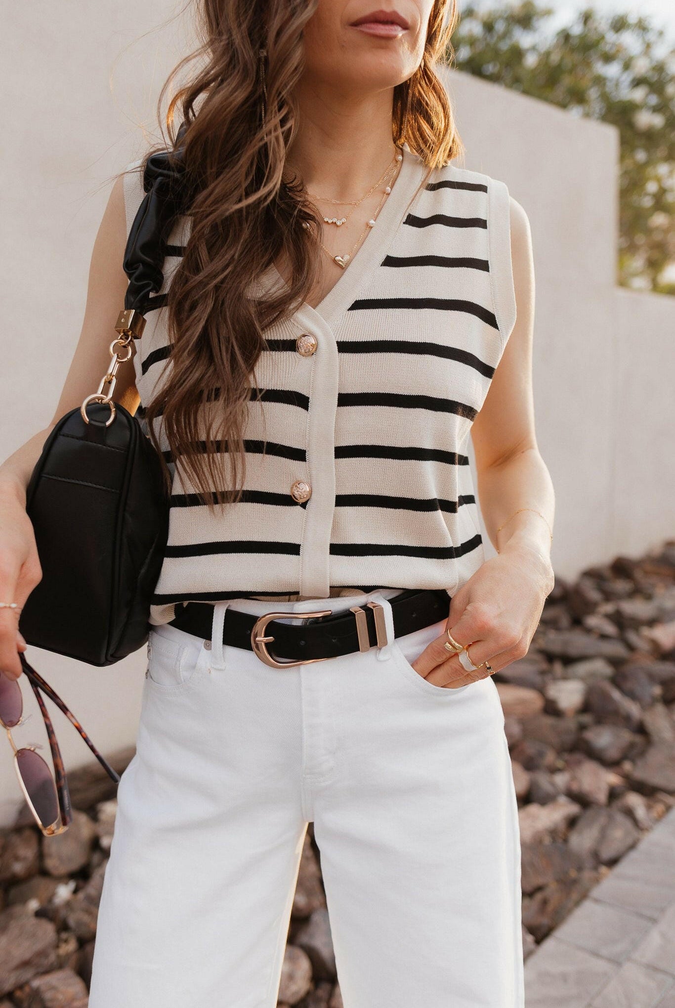 Elongated U Buckle Double Loop Belt-Belts-Krush Kandy, Women's Online Fashion Boutique Located in Phoenix, Arizona (Scottsdale Area)