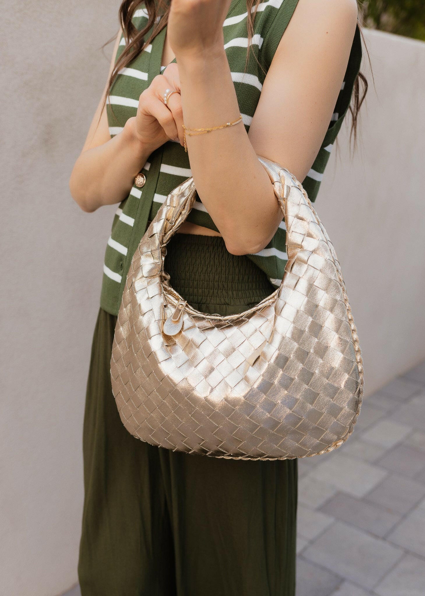 Wendy Woven Shoulder Bag-handbags-Krush Kandy, Women's Online Fashion Boutique Located in Phoenix, Arizona (Scottsdale Area)