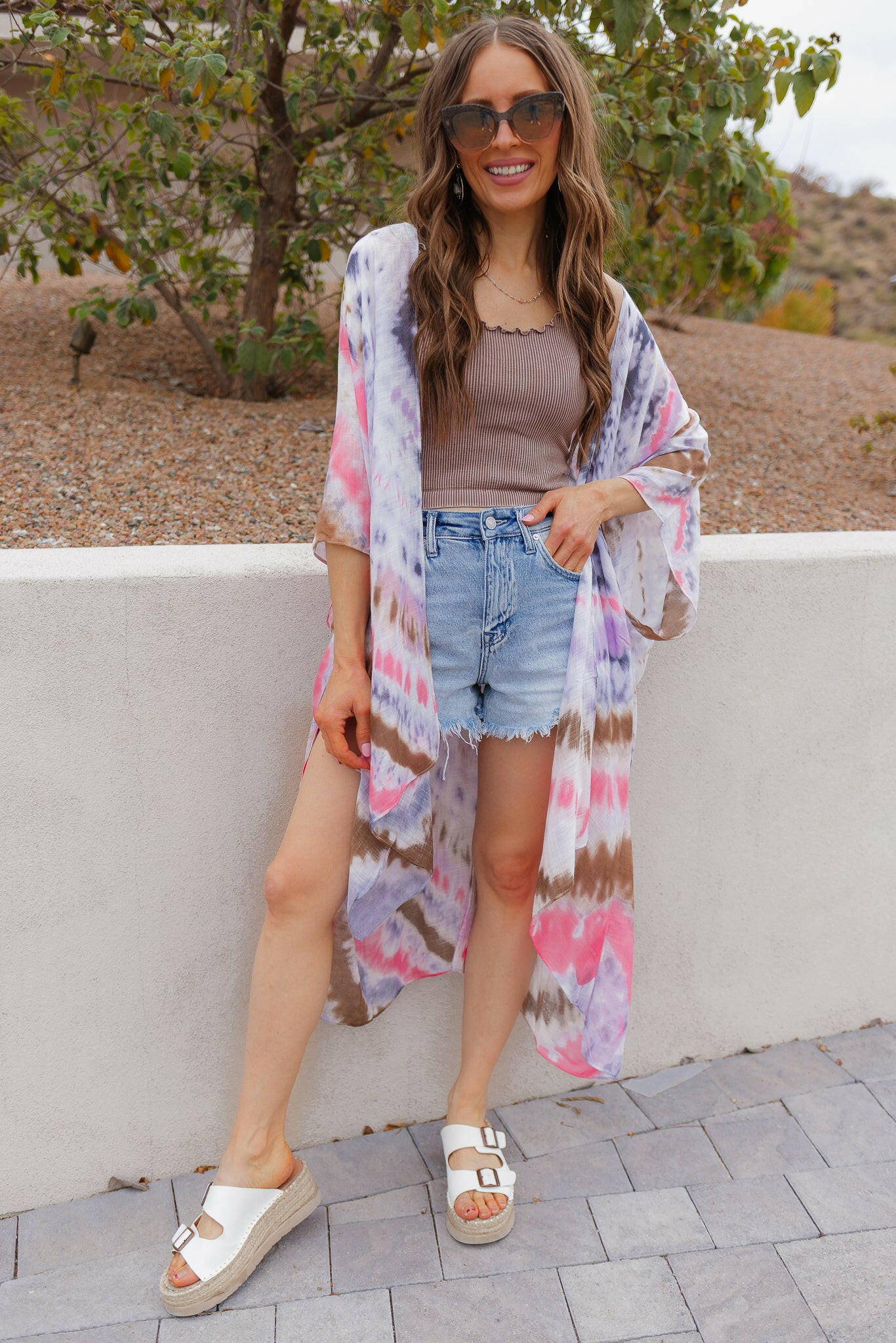 Color Me Tie-Dye Kimono-Kimono-Krush Kandy, Women's Online Fashion Boutique Located in Phoenix, Arizona (Scottsdale Area)
