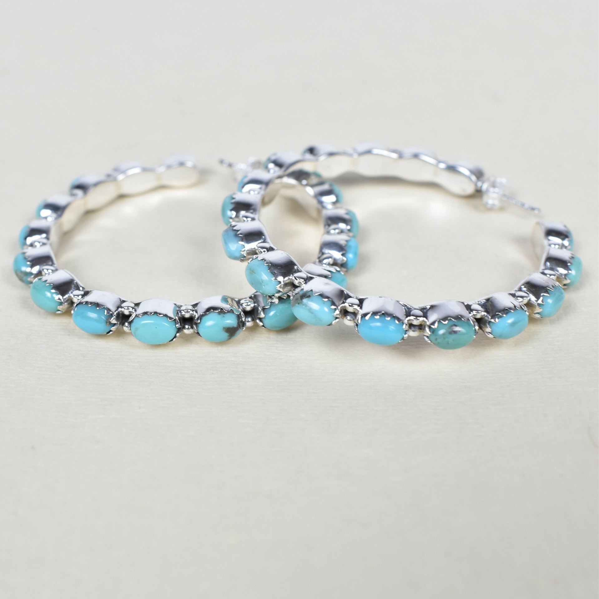 Tiffany Sterling Silver Hoop Earrings | PREORDER NOW OPEN-Hoop Earrings-Krush Kandy, Women's Online Fashion Boutique Located in Phoenix, Arizona (Scottsdale Area)