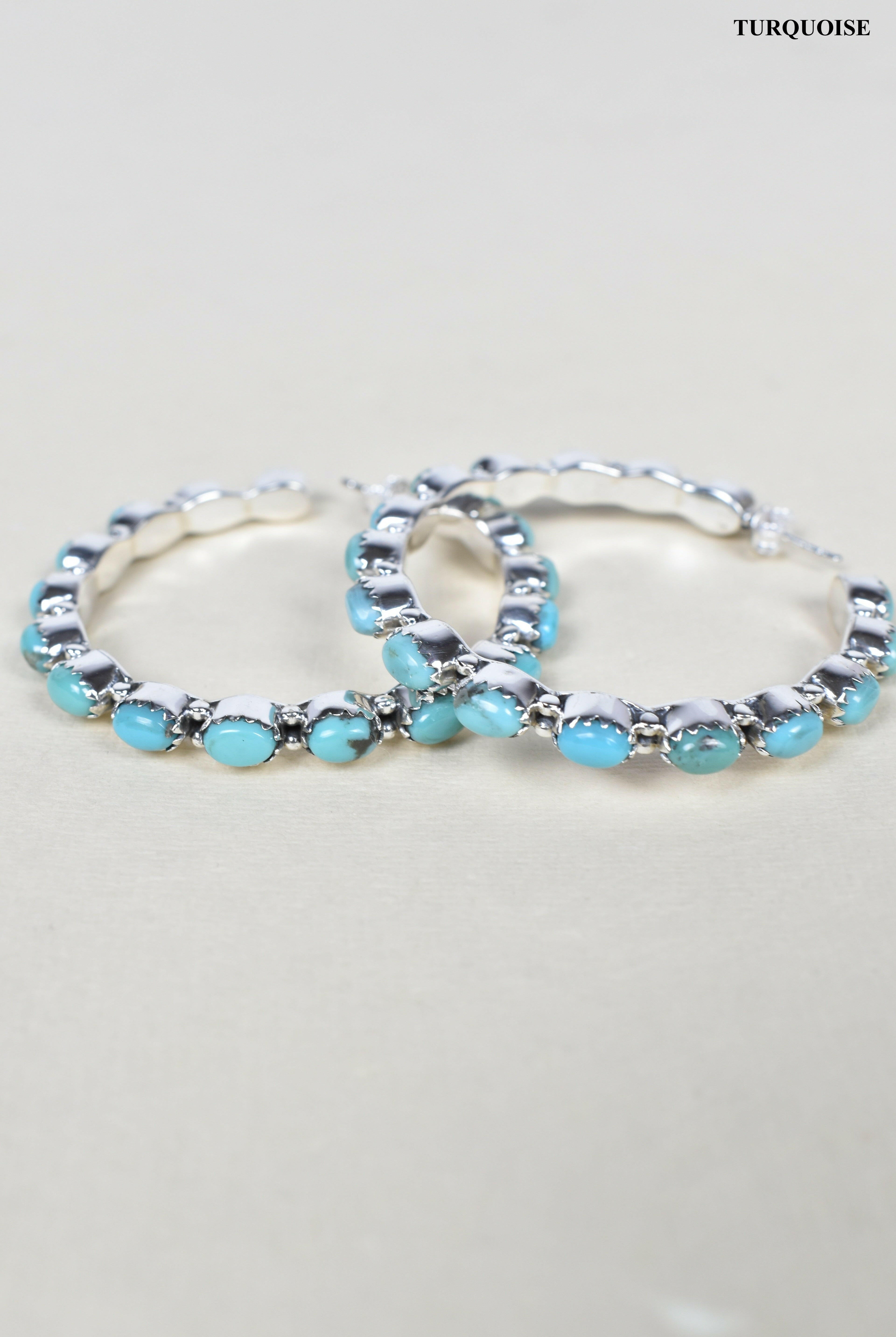 Tiffany Sterling Silver Hoop Earrings | PREORDER NOW OPEN-Hoop Earrings-Krush Kandy, Women's Online Fashion Boutique Located in Phoenix, Arizona (Scottsdale Area)