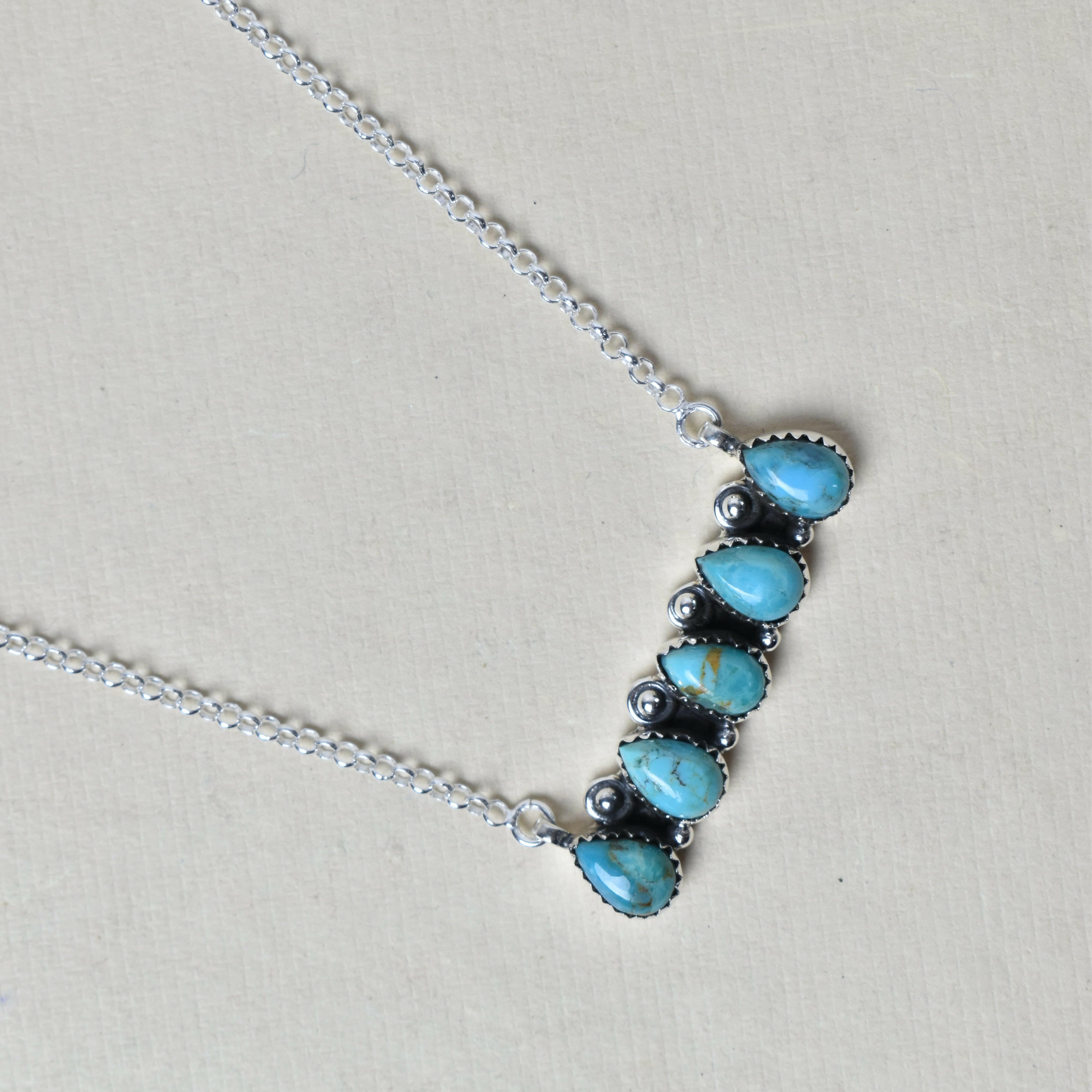 Quintabulous Sterling Silver Necklace-Bar Necklaces-Krush Kandy, Women's Online Fashion Boutique Located in Phoenix, Arizona (Scottsdale Area)