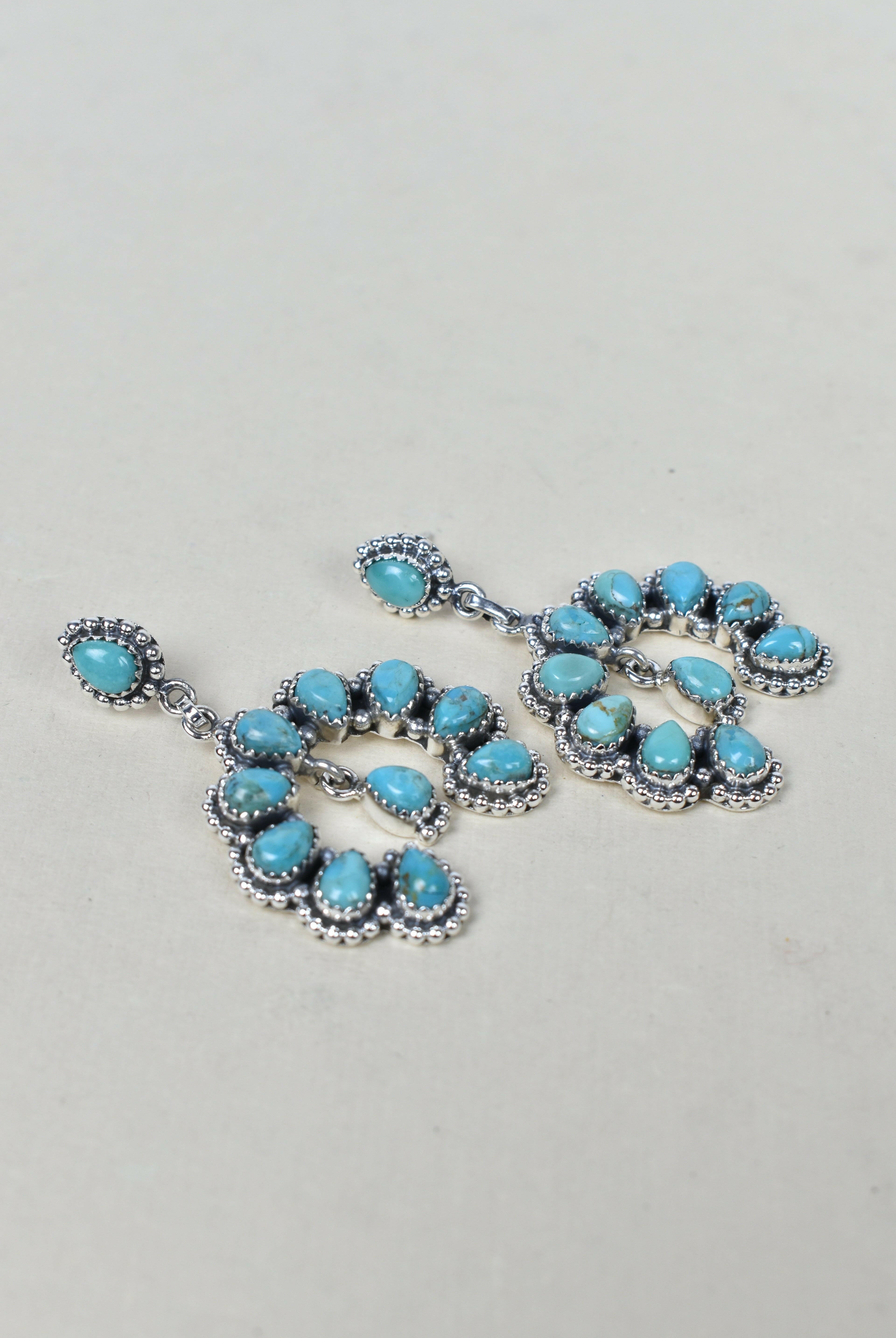 Double Luck Sterling Silver Earrings-Drop Earrings-Krush Kandy, Women's Online Fashion Boutique Located in Phoenix, Arizona (Scottsdale Area)