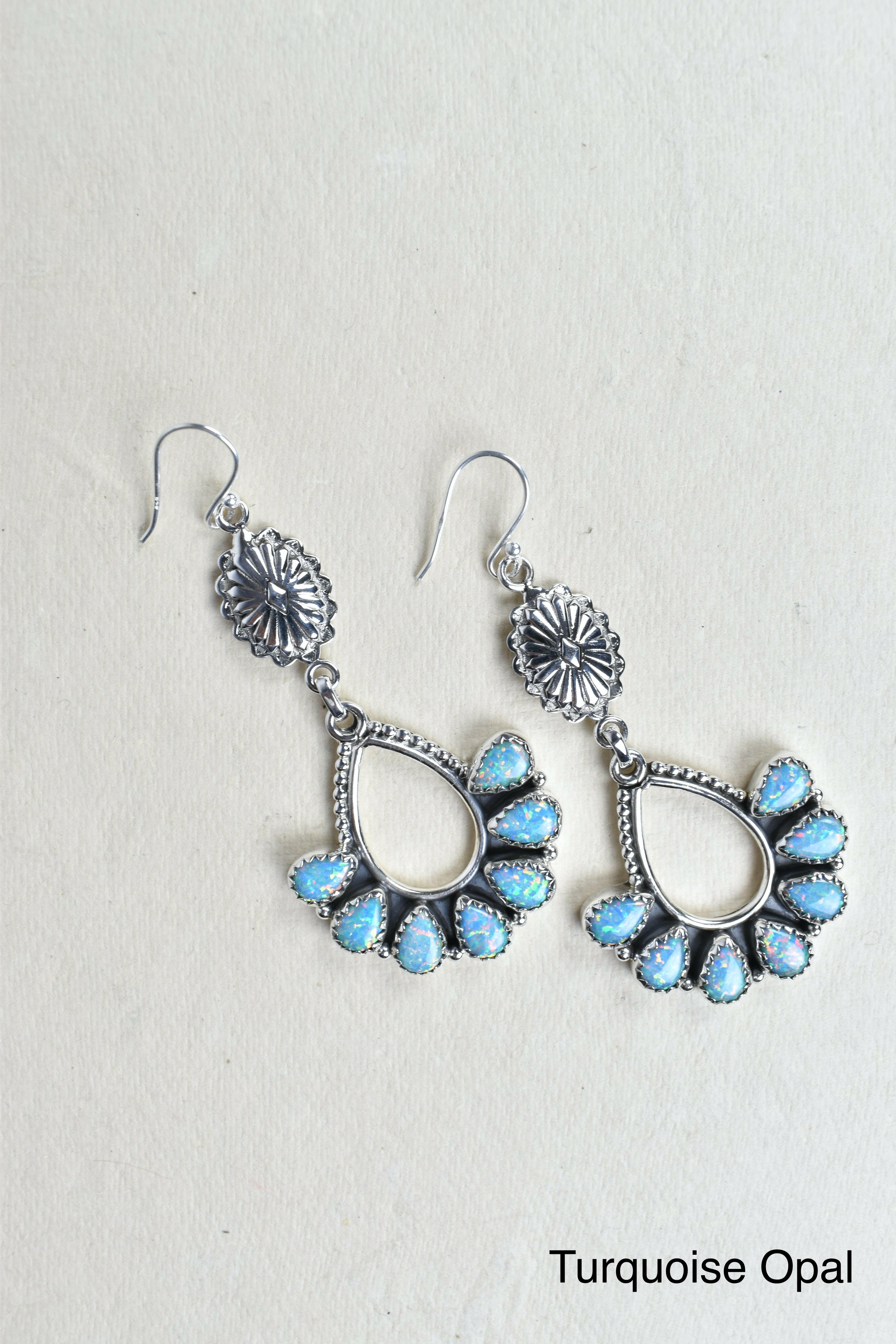 Concho Brielle Earring-Drop Earrings-Krush Kandy, Women's Online Fashion Boutique Located in Phoenix, Arizona (Scottsdale Area)