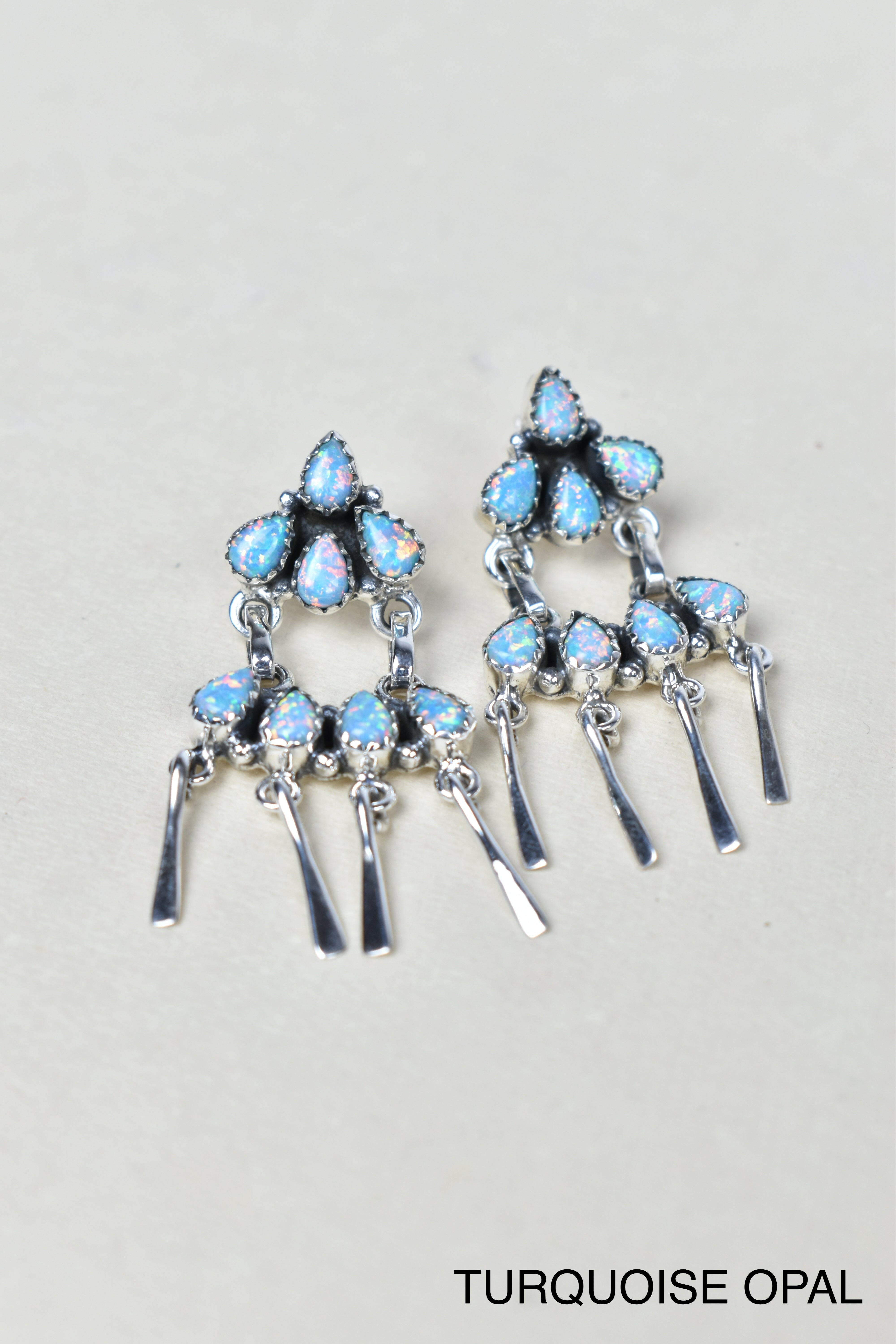Tickle Me Pretty Sterling Silver Earrings-Drop Earrings-Krush Kandy, Women's Online Fashion Boutique Located in Phoenix, Arizona (Scottsdale Area)