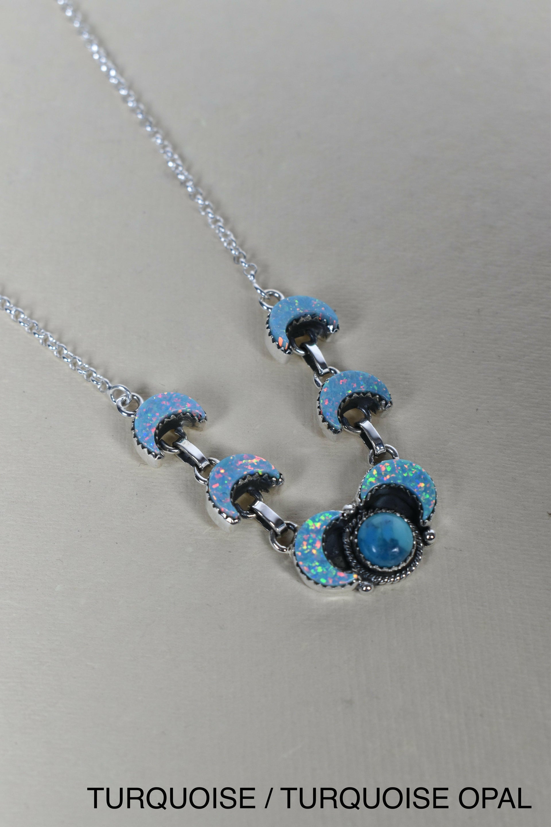 Lunar Crescent Necklace-Chain Necklaces-Krush Kandy, Women's Online Fashion Boutique Located in Phoenix, Arizona (Scottsdale Area)