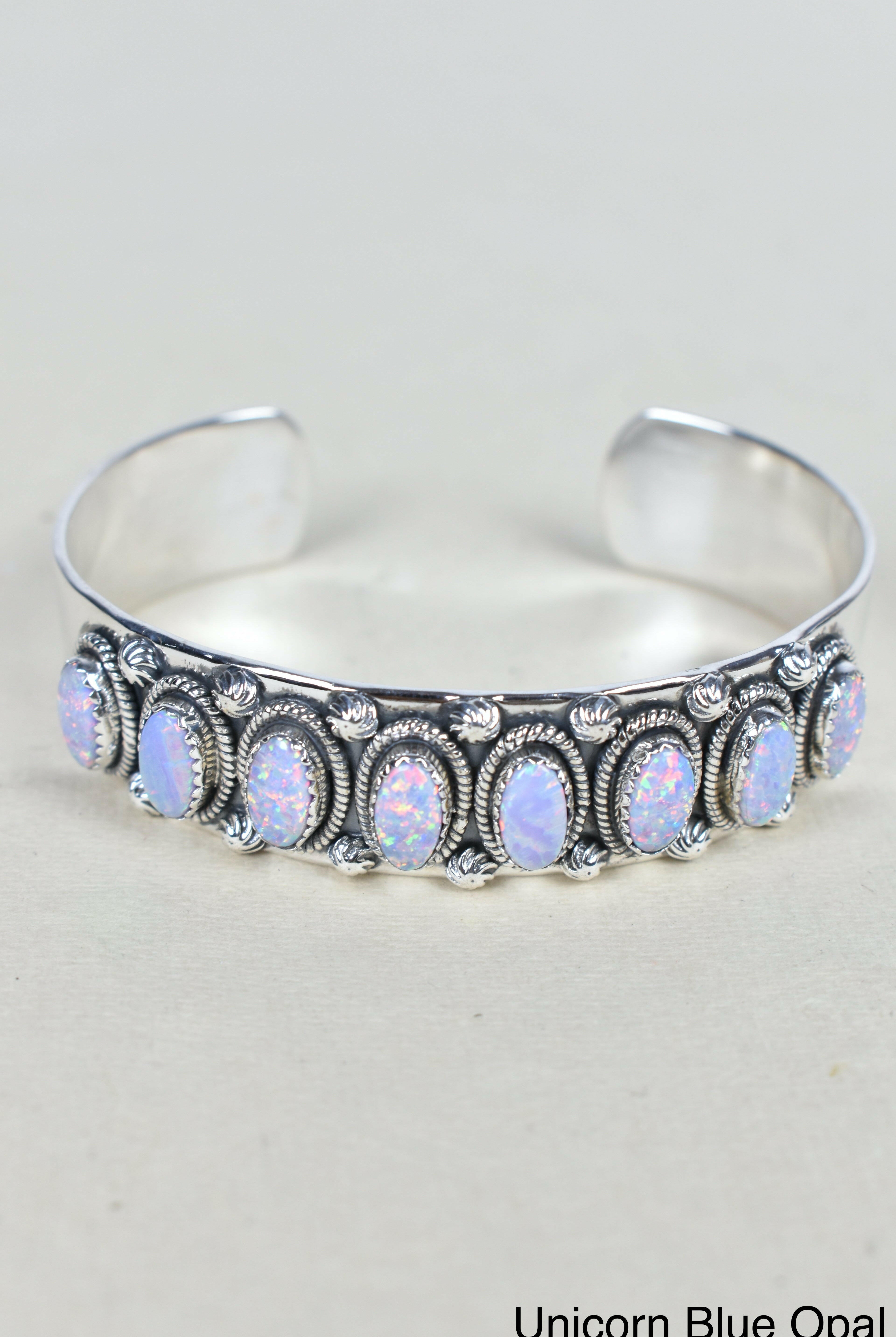 Octet Gem Sterling Silver Cuff-Cuffs-Krush Kandy, Women's Online Fashion Boutique Located in Phoenix, Arizona (Scottsdale Area)
