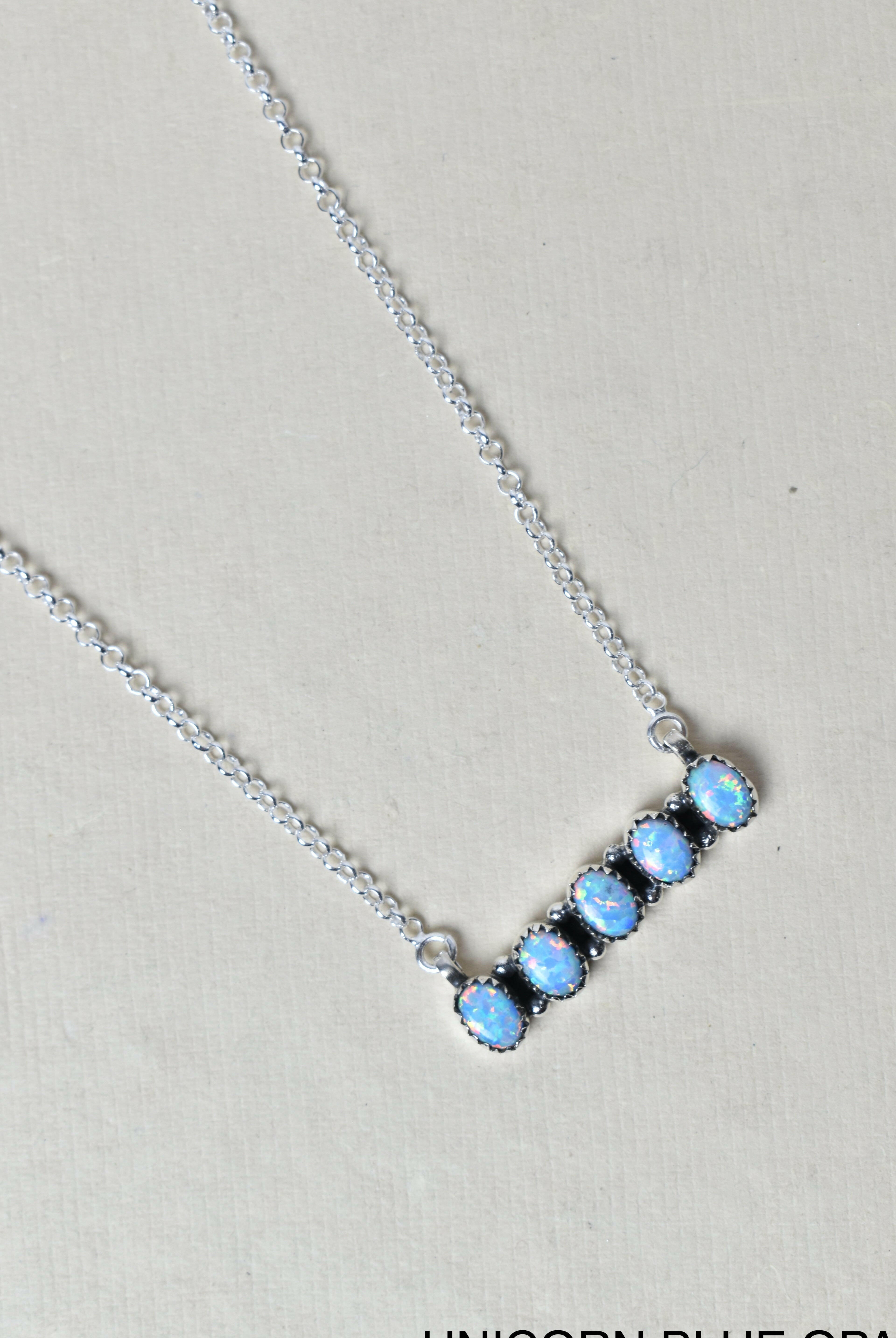 Quintabulous Sterling Silver Necklace-Bar Necklaces-Krush Kandy, Women's Online Fashion Boutique Located in Phoenix, Arizona (Scottsdale Area)