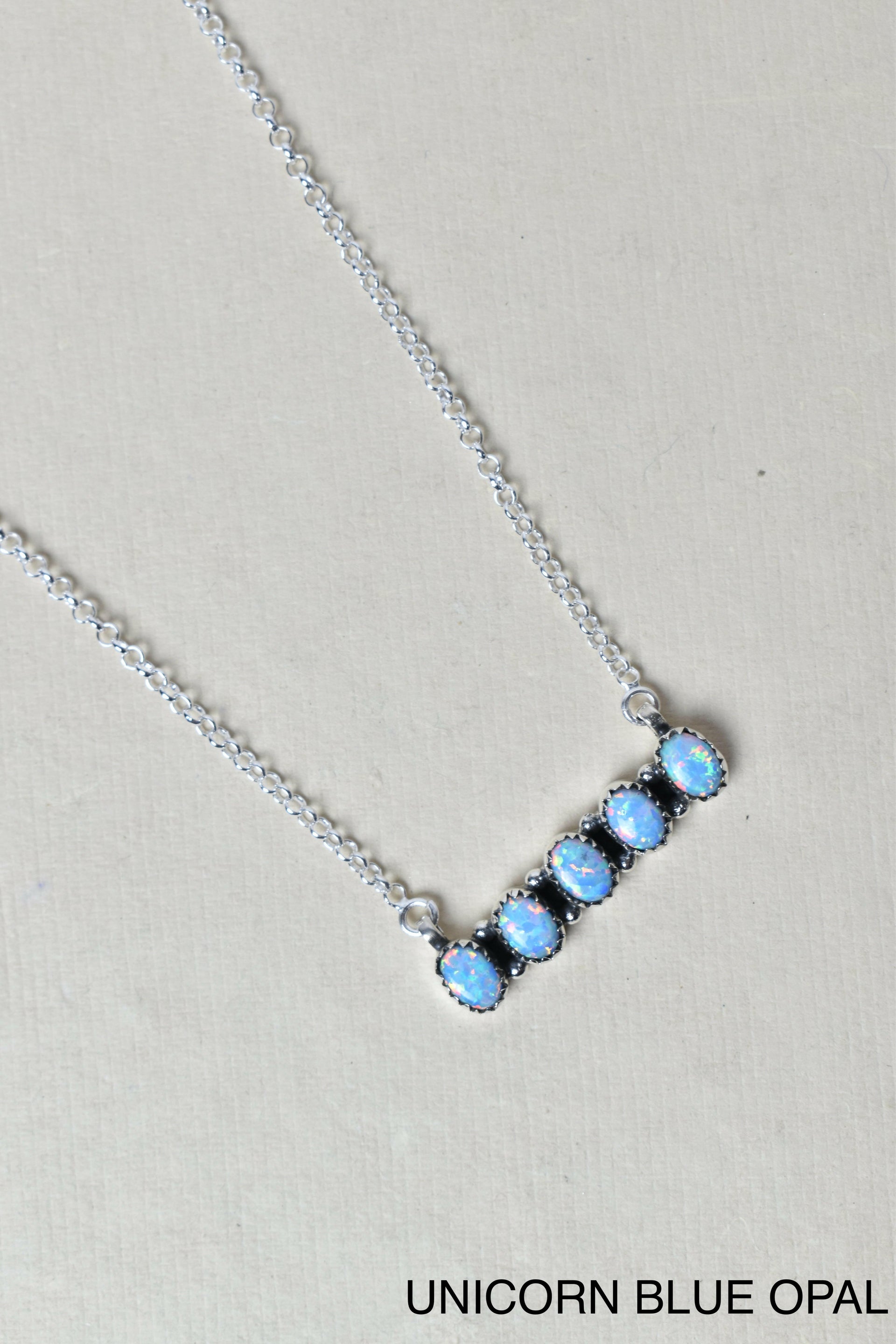 Quintabulous Sterling Silver Necklace-Bar Necklaces-Krush Kandy, Women's Online Fashion Boutique Located in Phoenix, Arizona (Scottsdale Area)