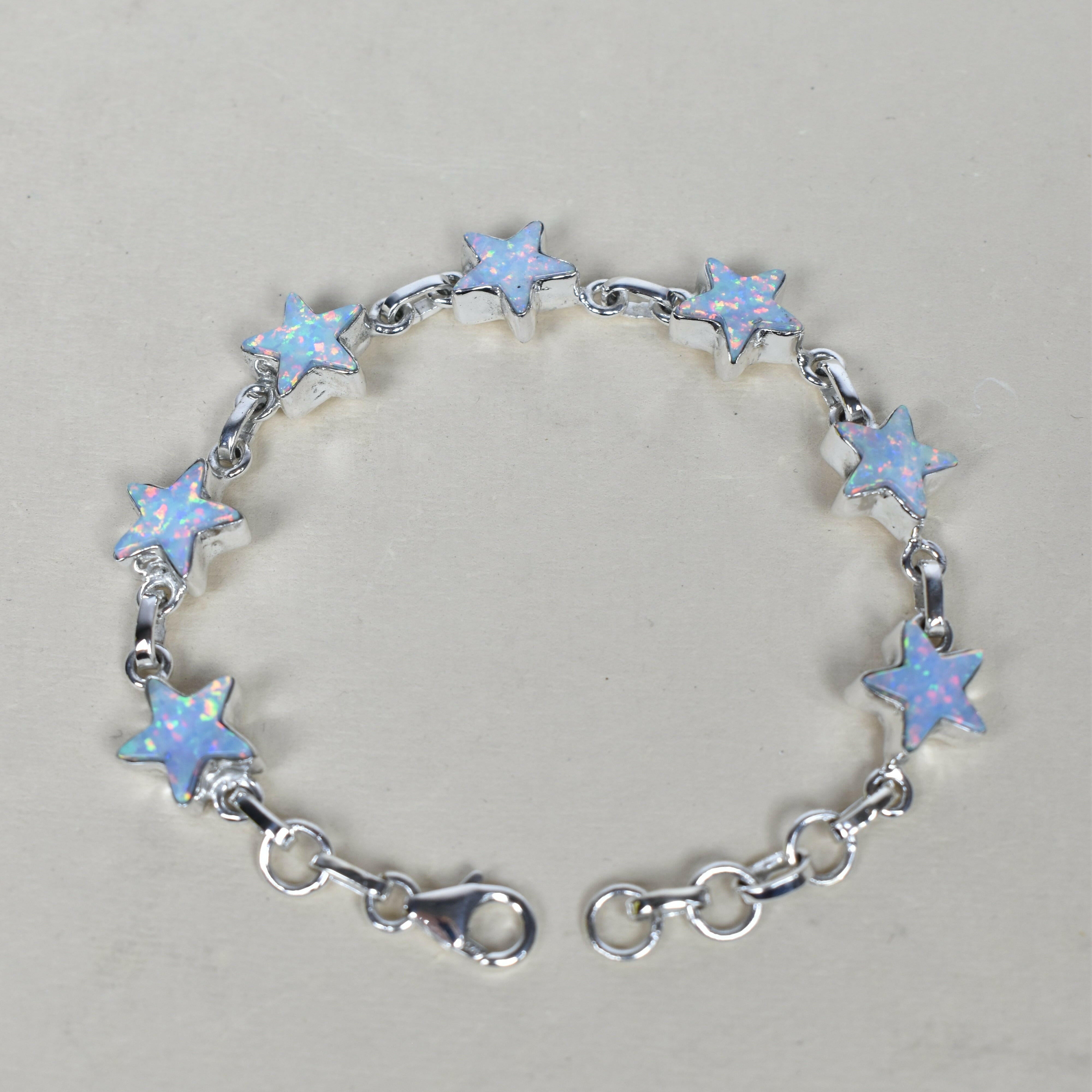 7 Star General Sterling Silver Bracelet-Gemstone Bracelets-Krush Kandy, Women's Online Fashion Boutique Located in Phoenix, Arizona (Scottsdale Area)
