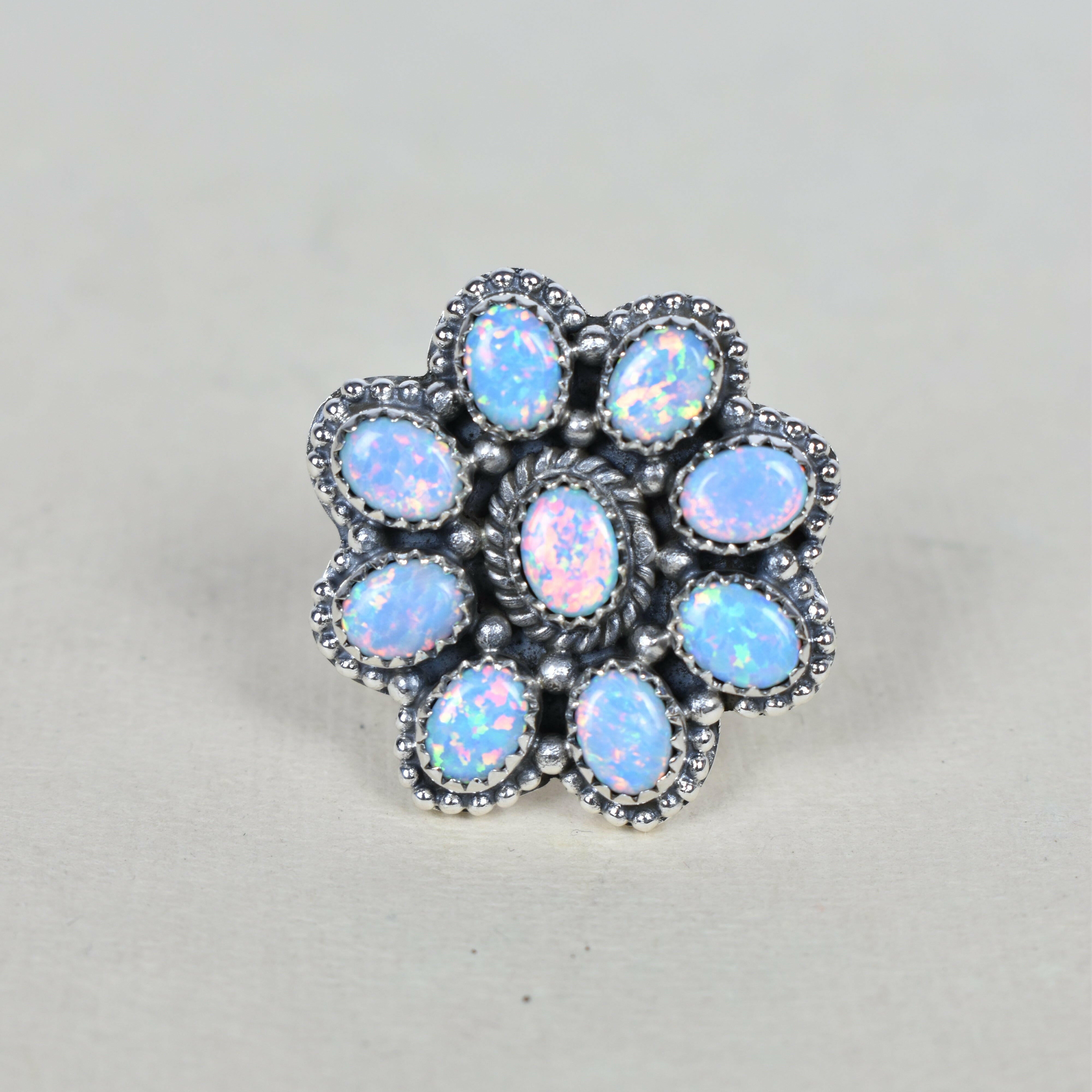 Cat O' Nine Jewels Ring-Cluster Rings-Krush Kandy, Women's Online Fashion Boutique Located in Phoenix, Arizona (Scottsdale Area)