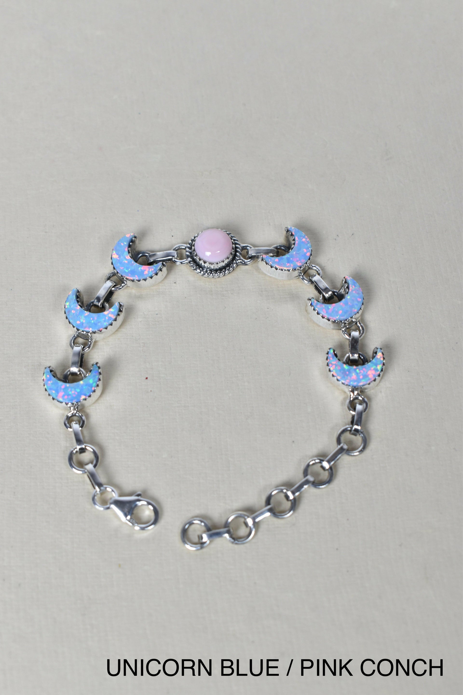 Lunar Crescent Charm Bracelet-Chain Bracelets-Krush Kandy, Women's Online Fashion Boutique Located in Phoenix, Arizona (Scottsdale Area)