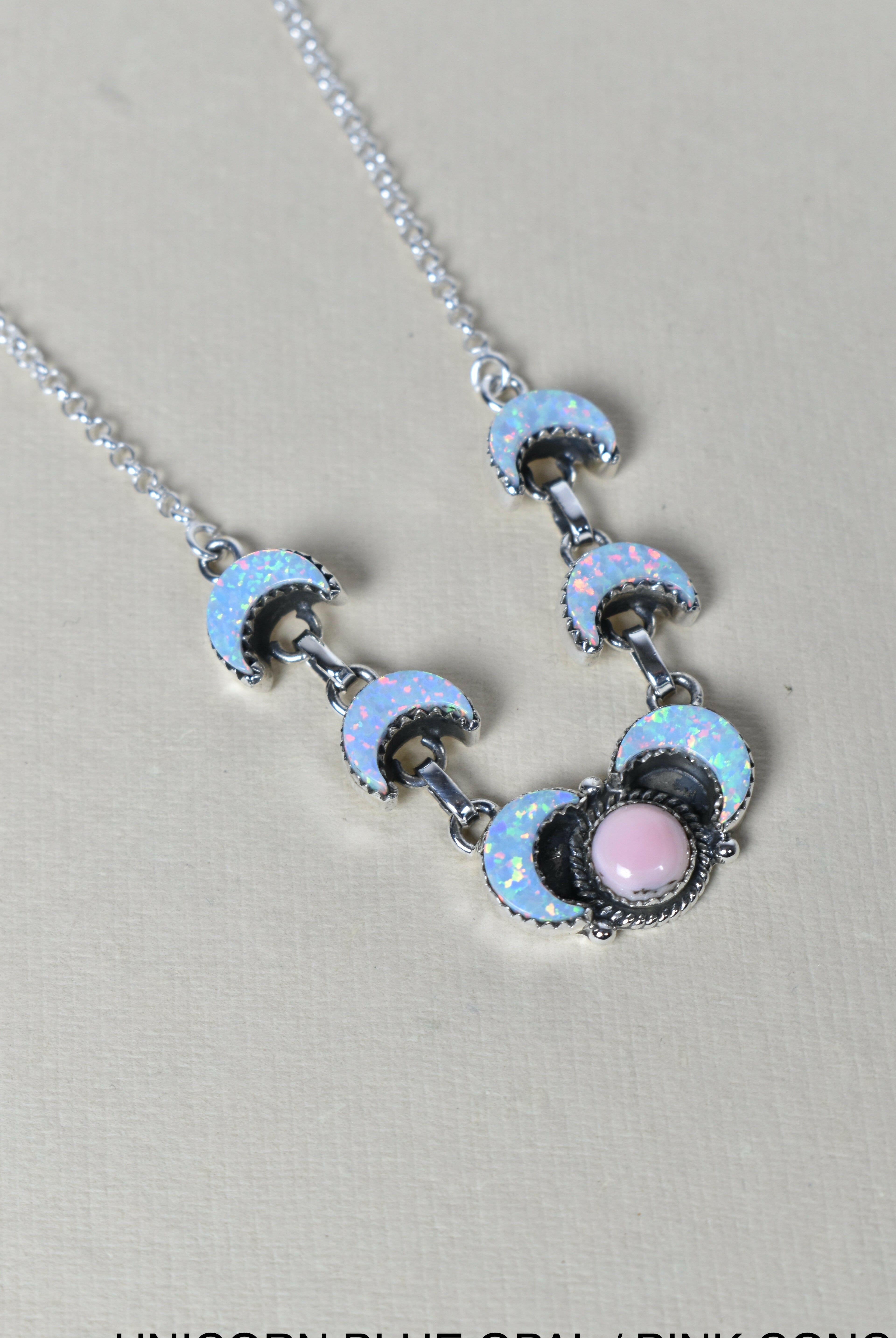 Lunar Crescent Necklace-Chain Necklaces-Krush Kandy, Women's Online Fashion Boutique Located in Phoenix, Arizona (Scottsdale Area)