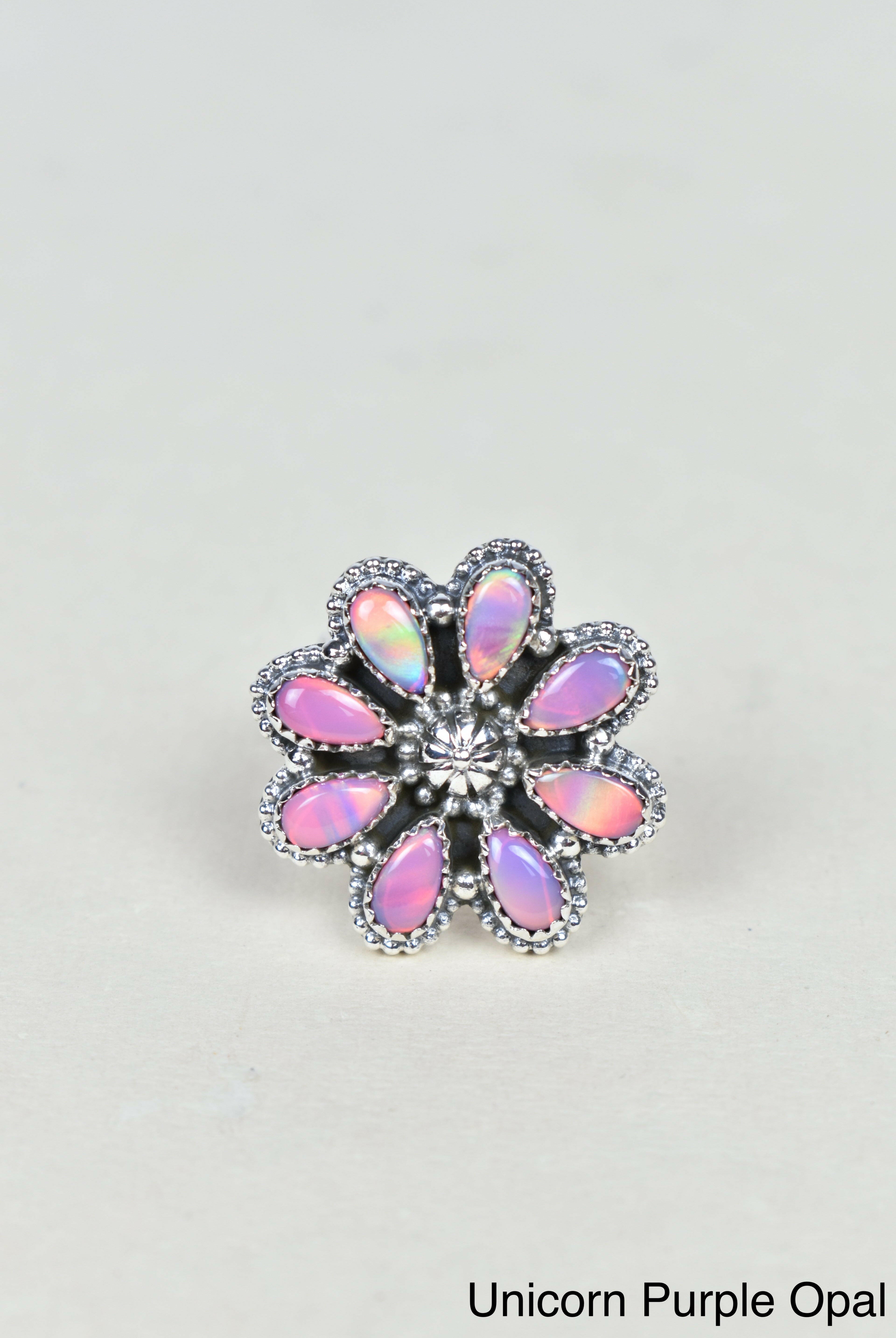 A Daisy A Day Keeps The Blues Away Ring-Cluster Rings-Krush Kandy, Women's Online Fashion Boutique Located in Phoenix, Arizona (Scottsdale Area)