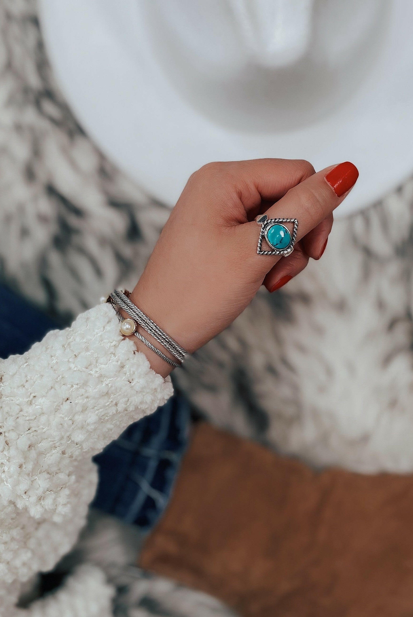 (4 stone options!) Lead the Way Arrow Sterling Silver Ring-Rings-Krush Kandy, Women's Online Fashion Boutique Located in Phoenix, Arizona (Scottsdale Area)