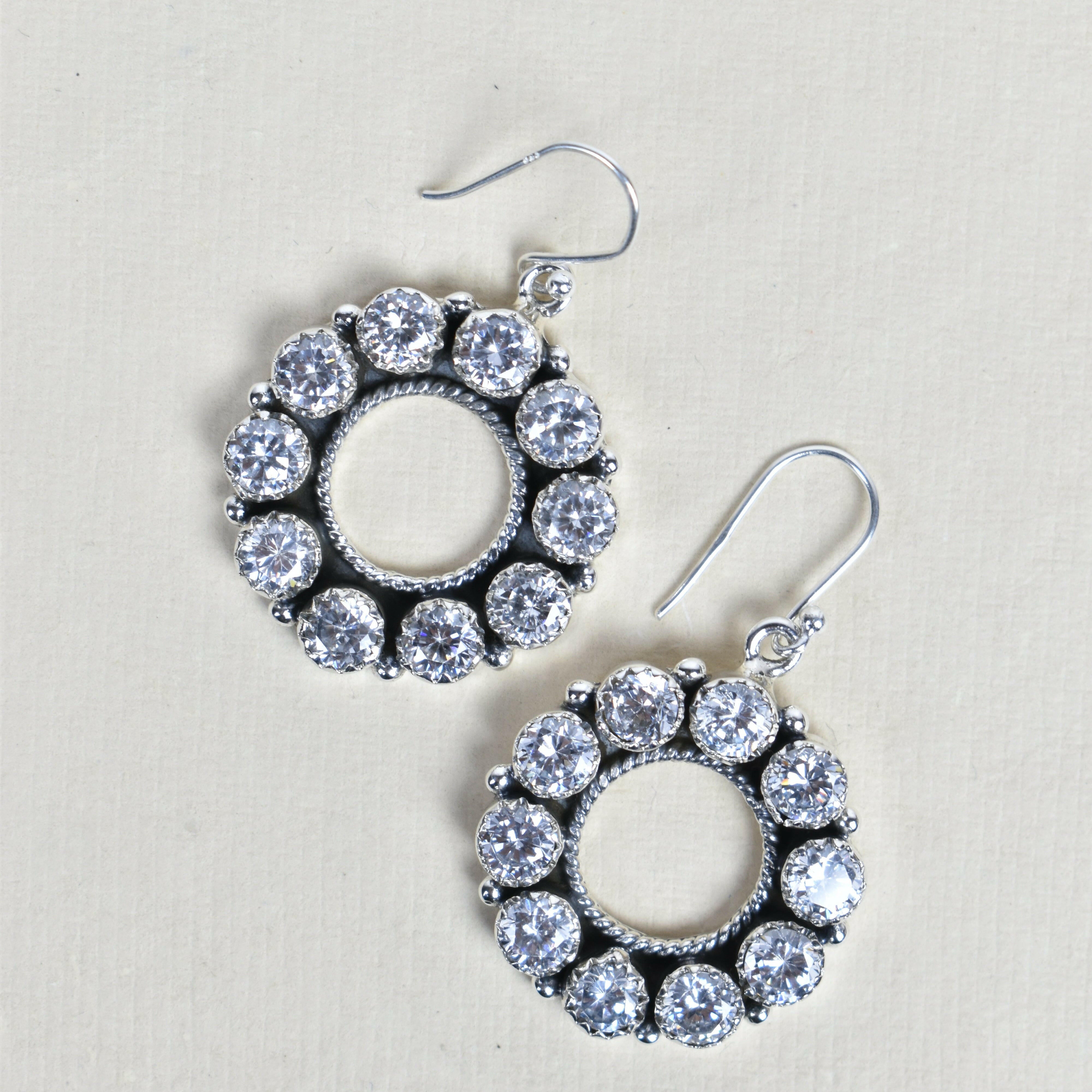 HOLLOW "O" STERLING SILVER EARRINGS-Drop Earrings-Krush Kandy, Women's Online Fashion Boutique Located in Phoenix, Arizona (Scottsdale Area)