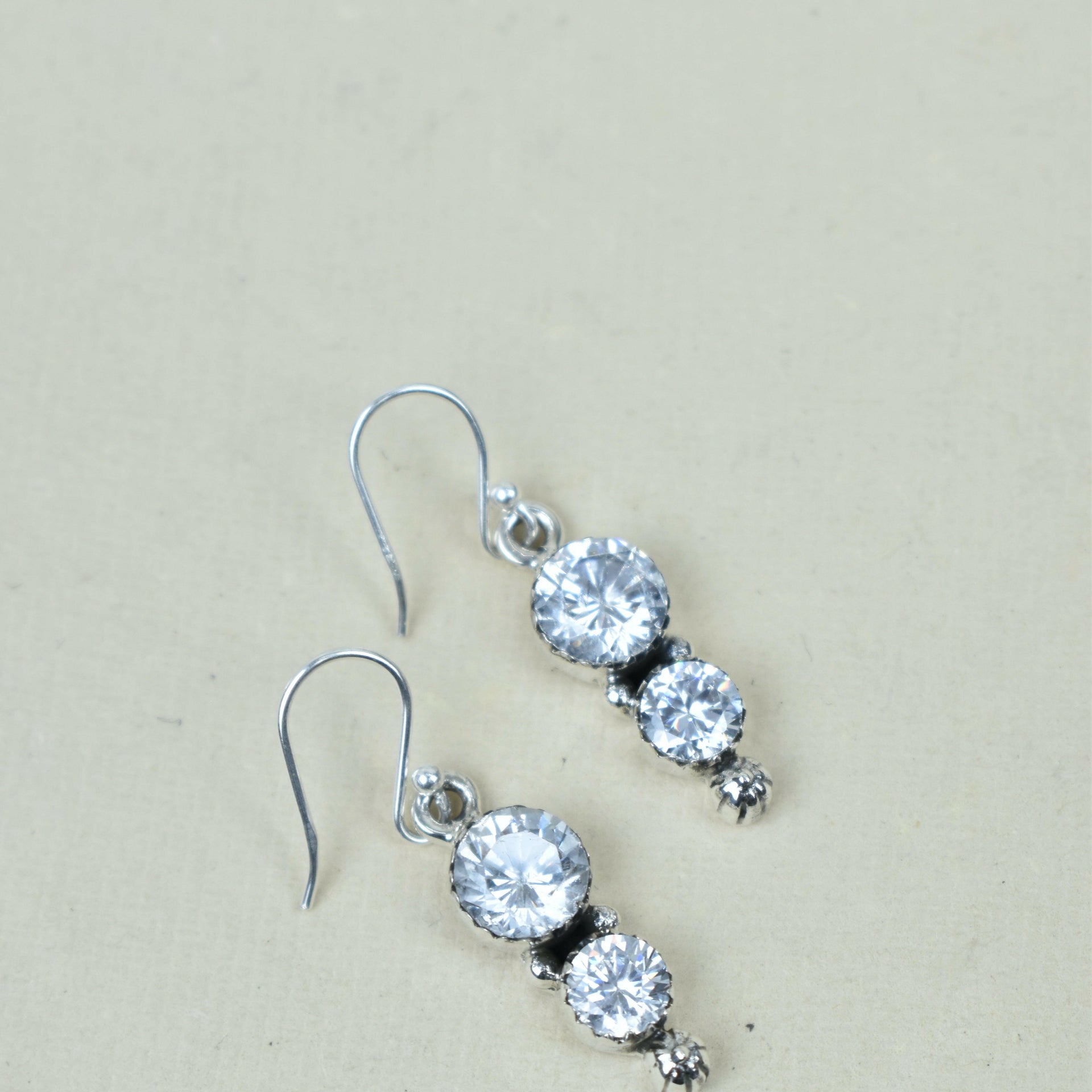 Anti Up Sterling Silver Earrings-Drop Earrings-Krush Kandy, Women's Online Fashion Boutique Located in Phoenix, Arizona (Scottsdale Area)