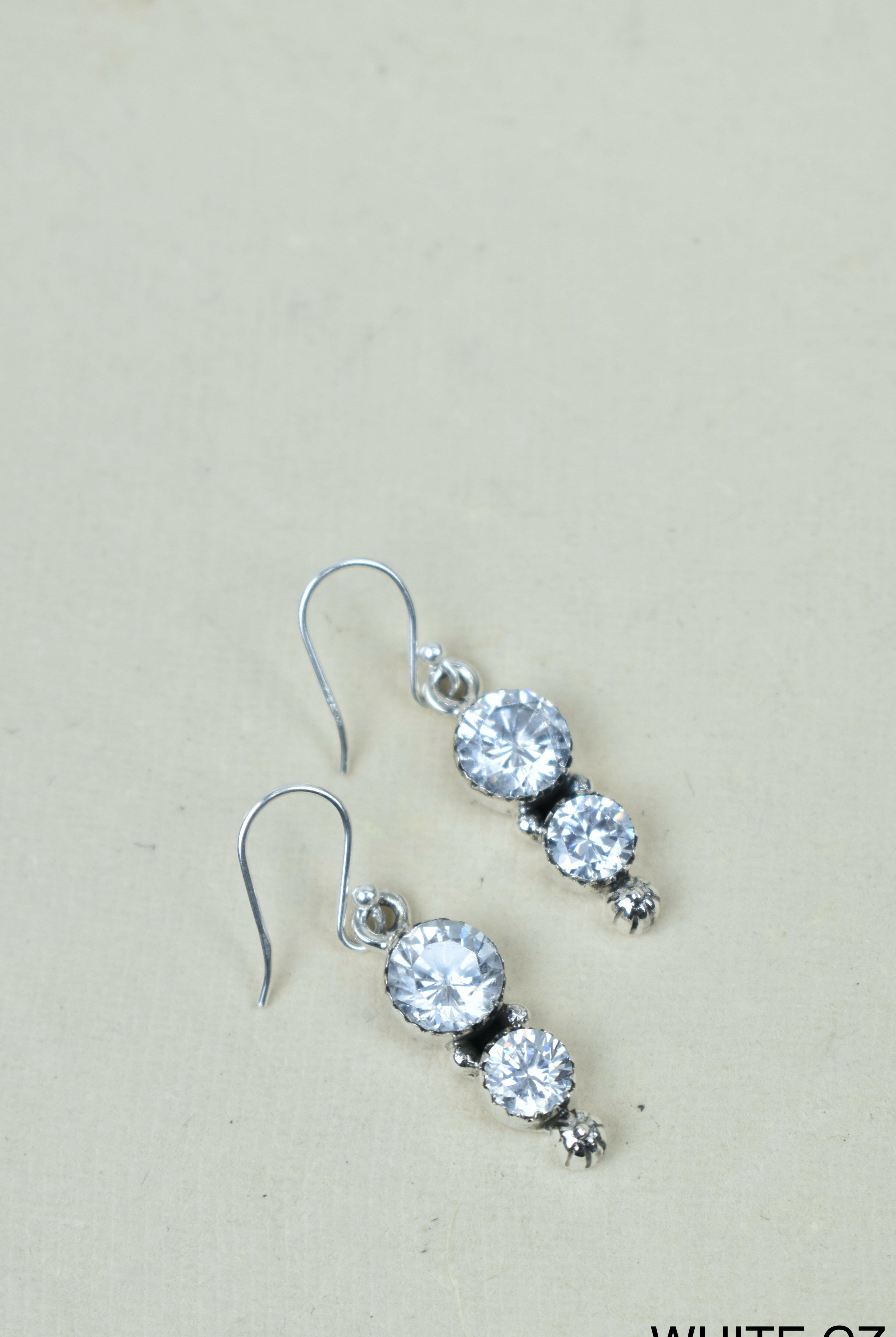 Anti Up Sterling Silver Earrings-Drop Earrings-Krush Kandy, Women's Online Fashion Boutique Located in Phoenix, Arizona (Scottsdale Area)