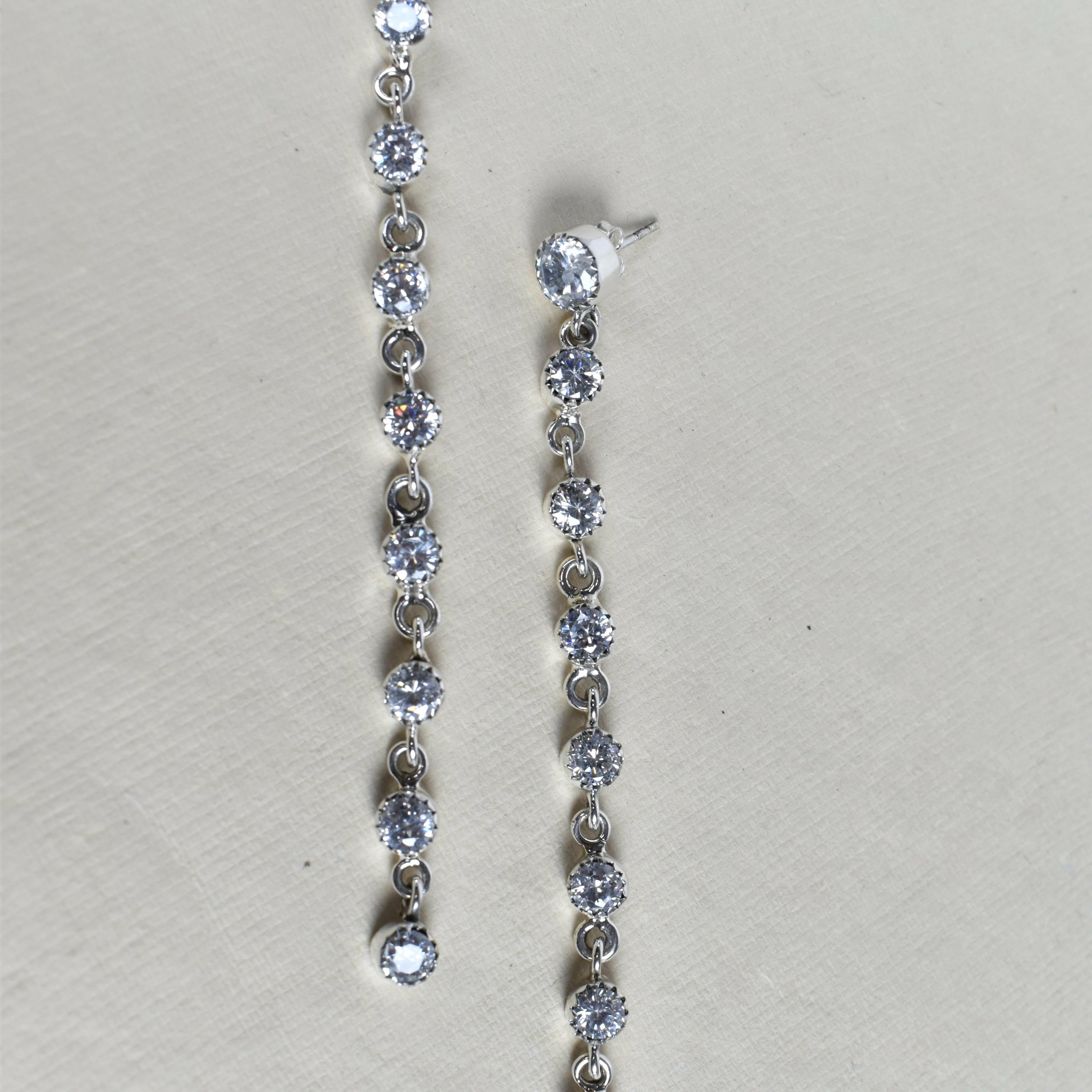 String Em Up Elegant Dangle Earrings MADE TO ORDER-Drop Earrings-Krush Kandy, Women's Online Fashion Boutique Located in Phoenix, Arizona (Scottsdale Area)