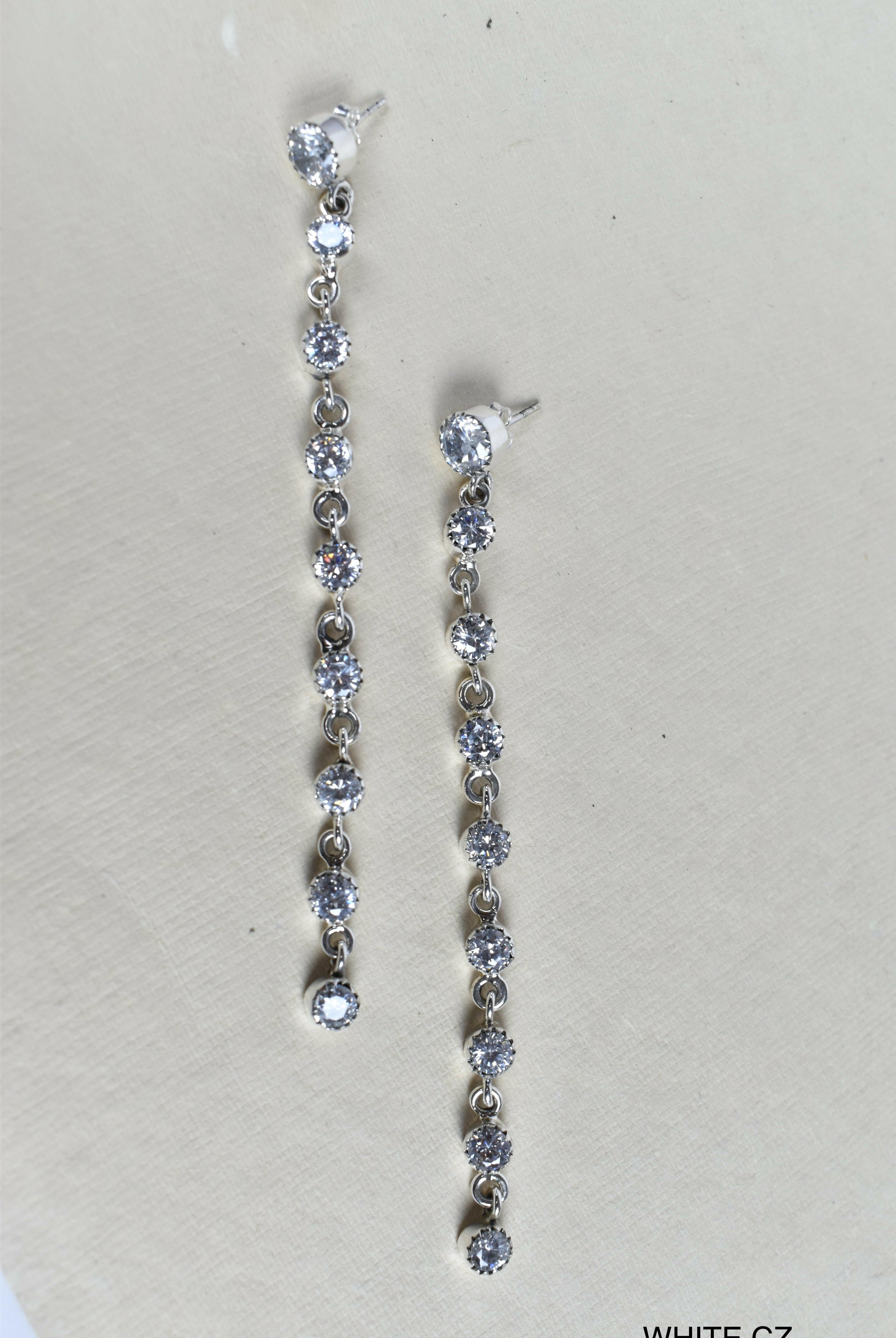 String Em Up Elegant Dangle Earrings MADE TO ORDER-Drop Earrings-Krush Kandy, Women's Online Fashion Boutique Located in Phoenix, Arizona (Scottsdale Area)